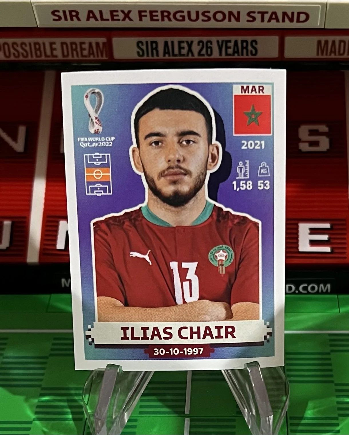 ilias chair world cup qatar panini sticker