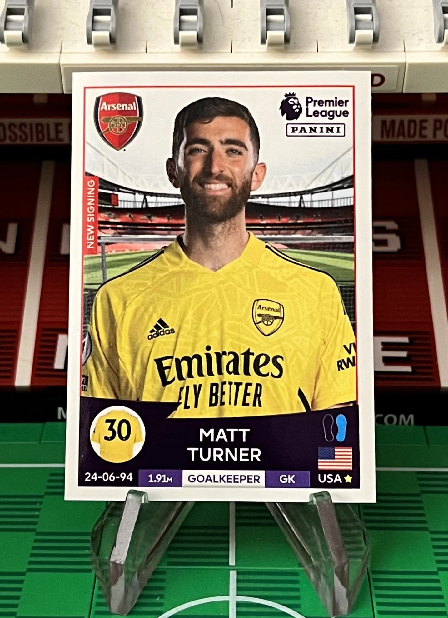 matt turner 2023 panini sticker