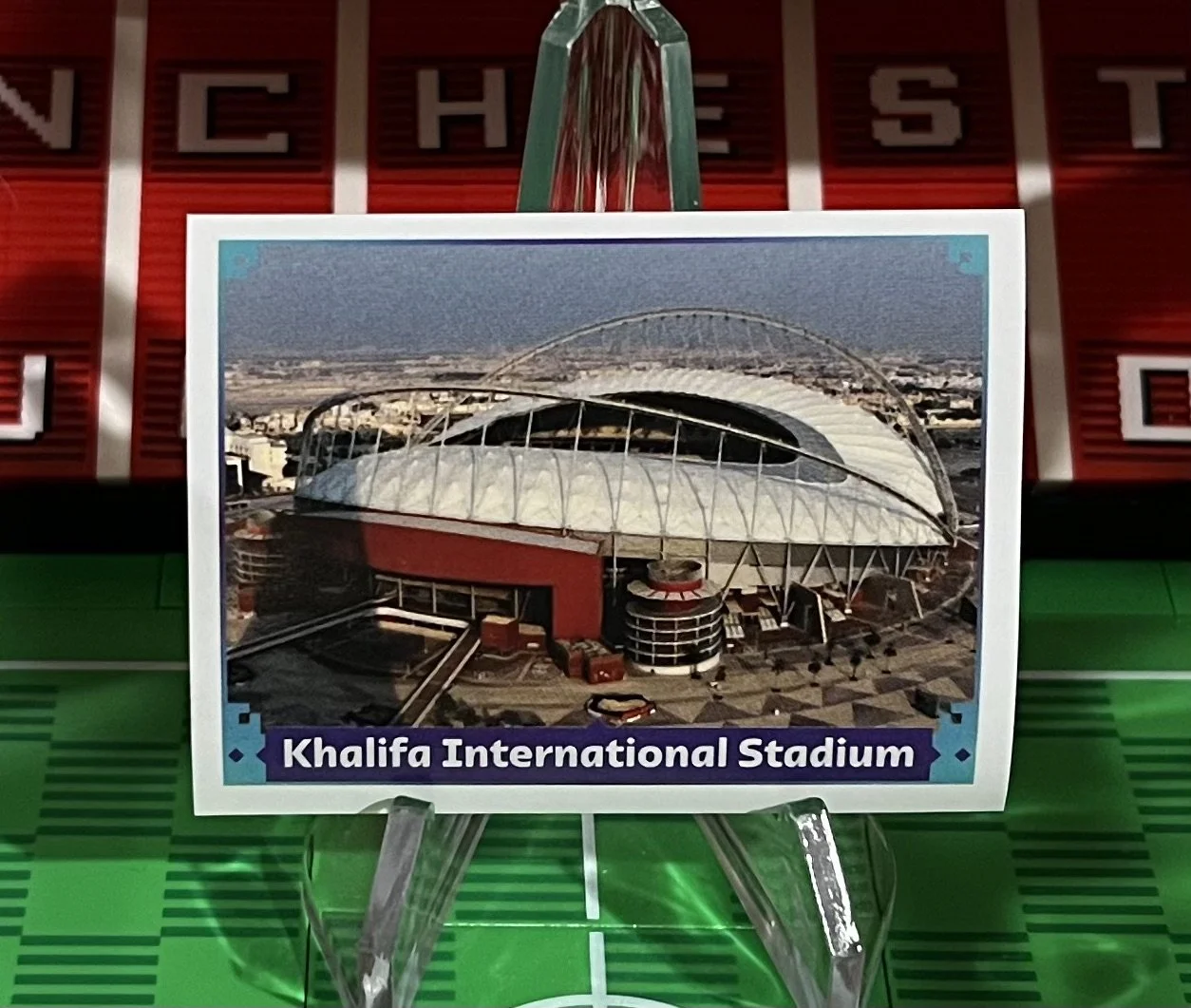 khalifa international stadium world cup qatar panini sticker