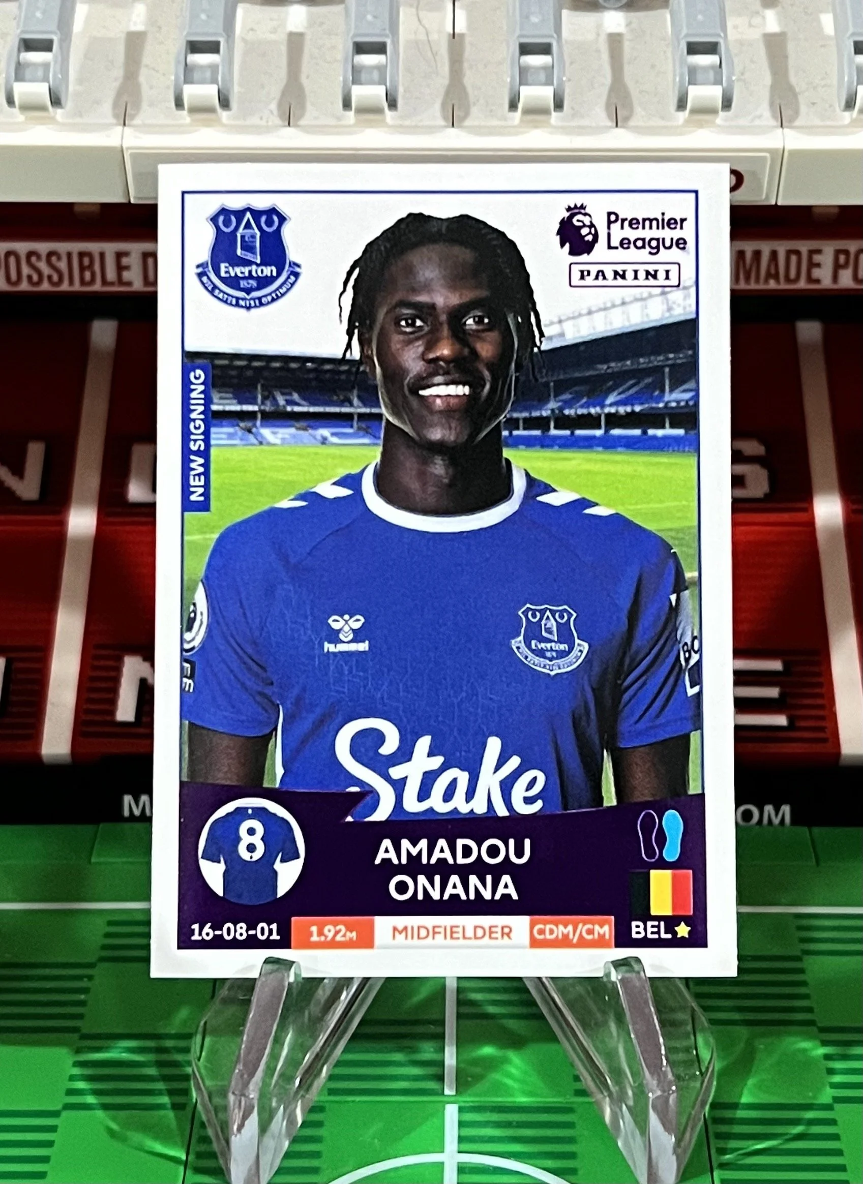 amadou onana 2023 panini sticker