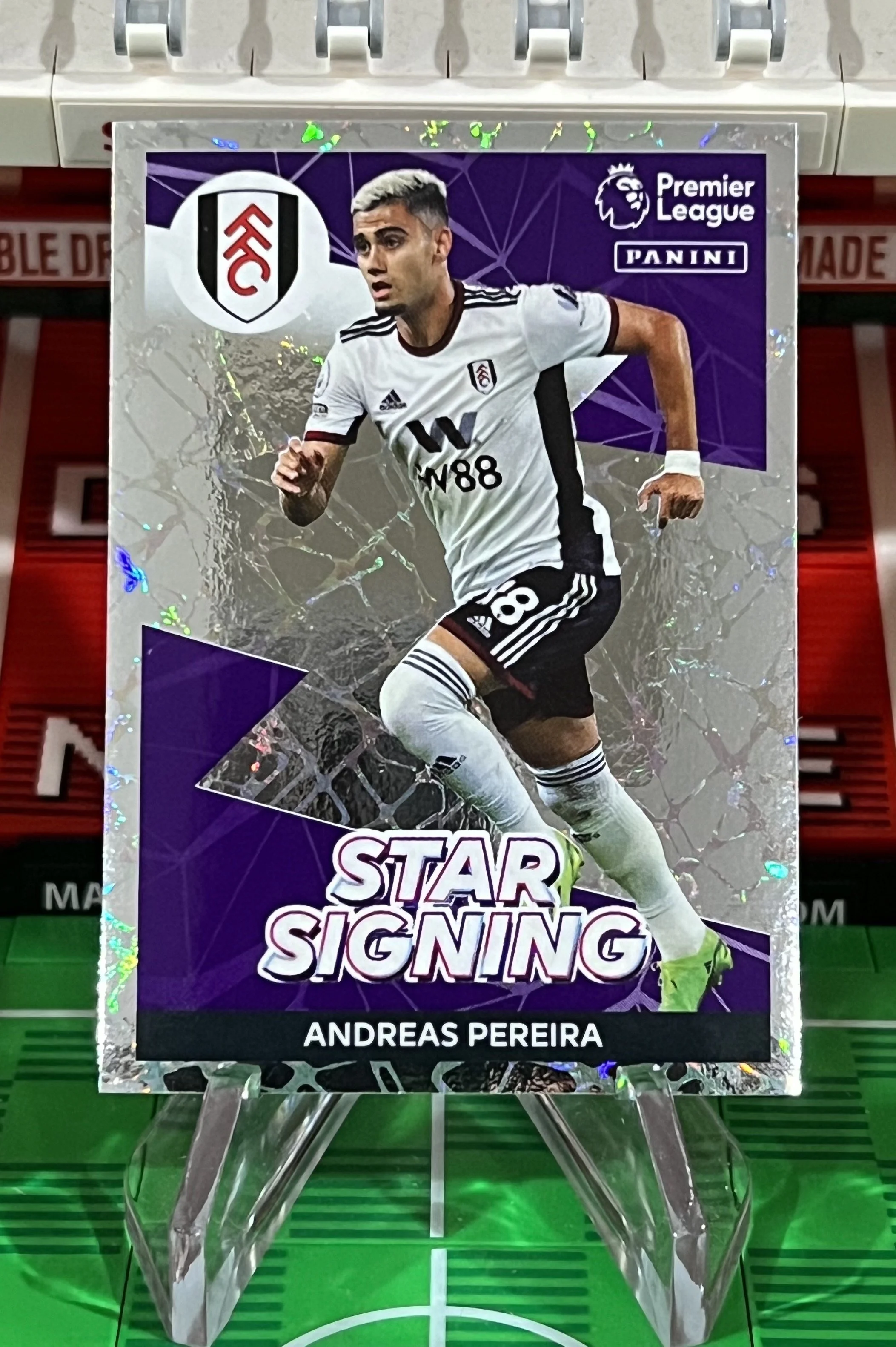 andreas pereira 2023 panini star signing sticker