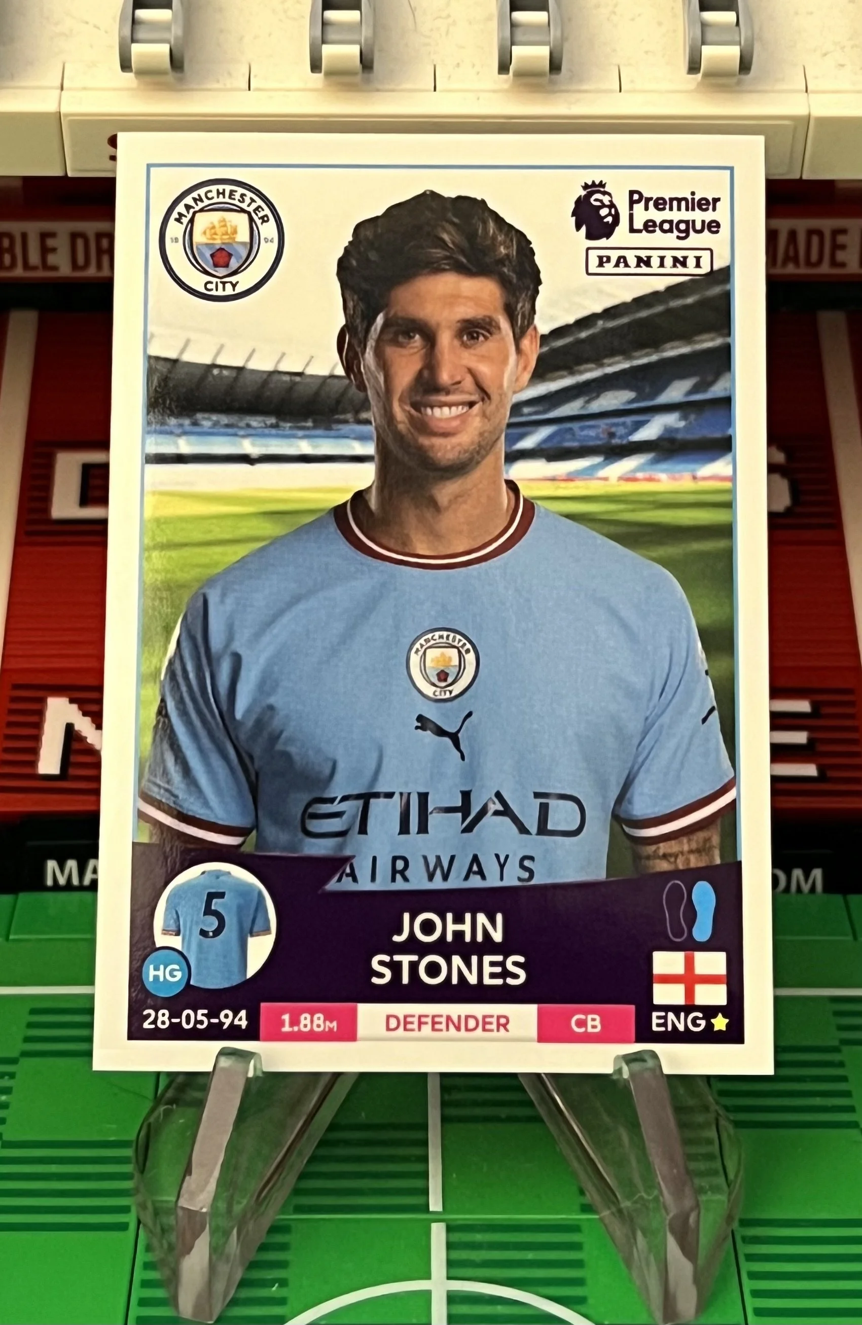 john stones 2023 panini sticker