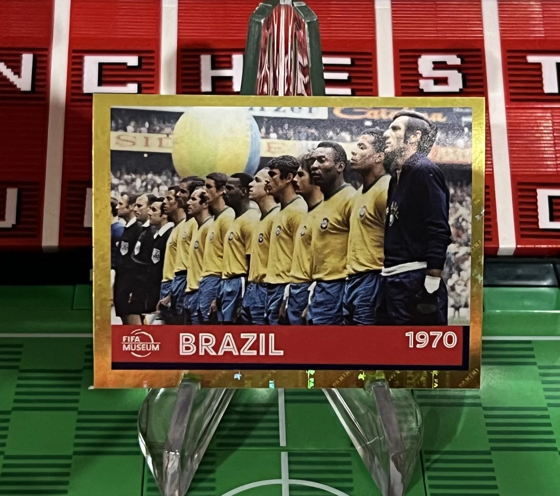brazil world cup qatar panini sticker