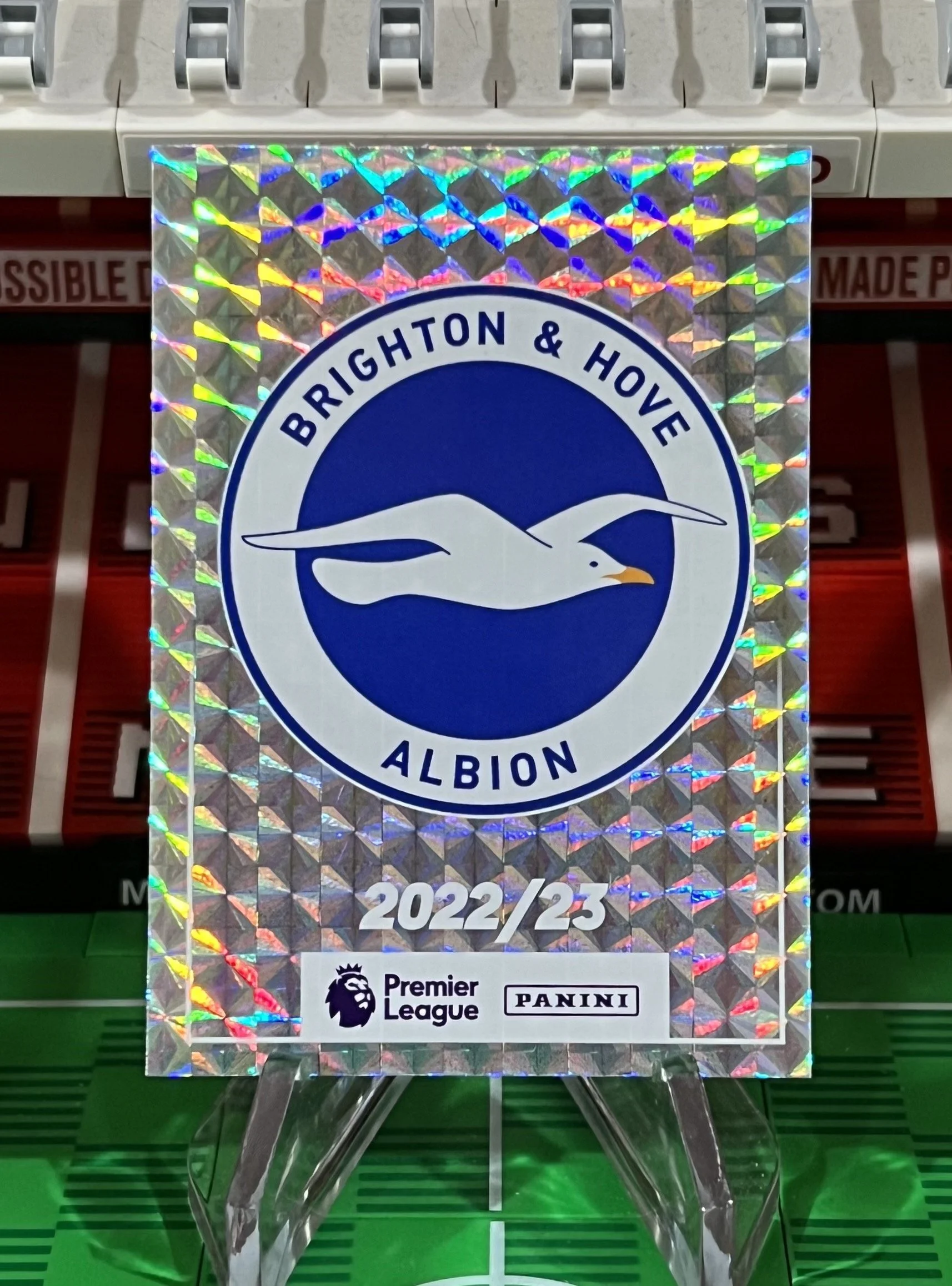 brighton and hove albion 2023 panini crest sticker