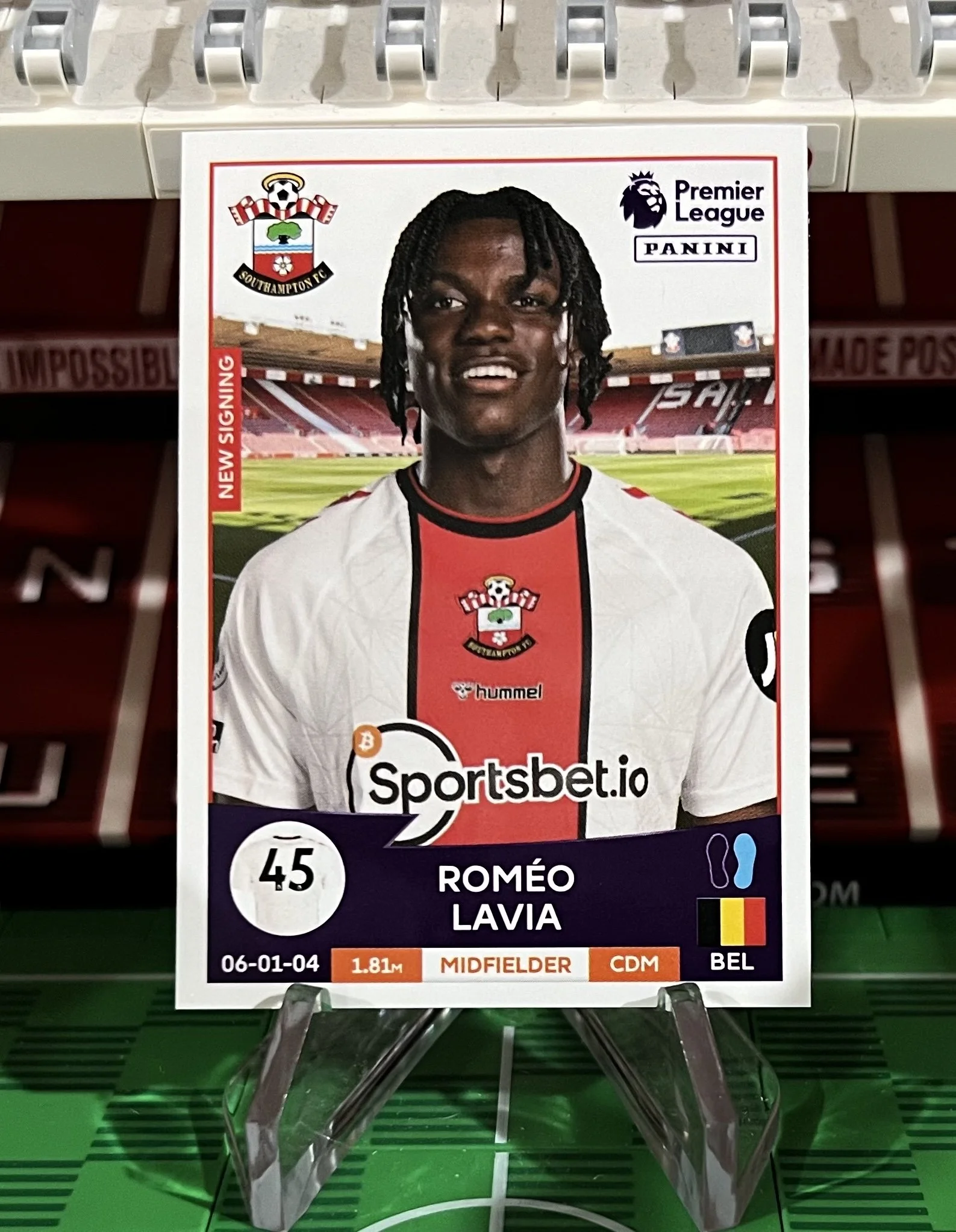 romeo lavia 2023 panini sticker