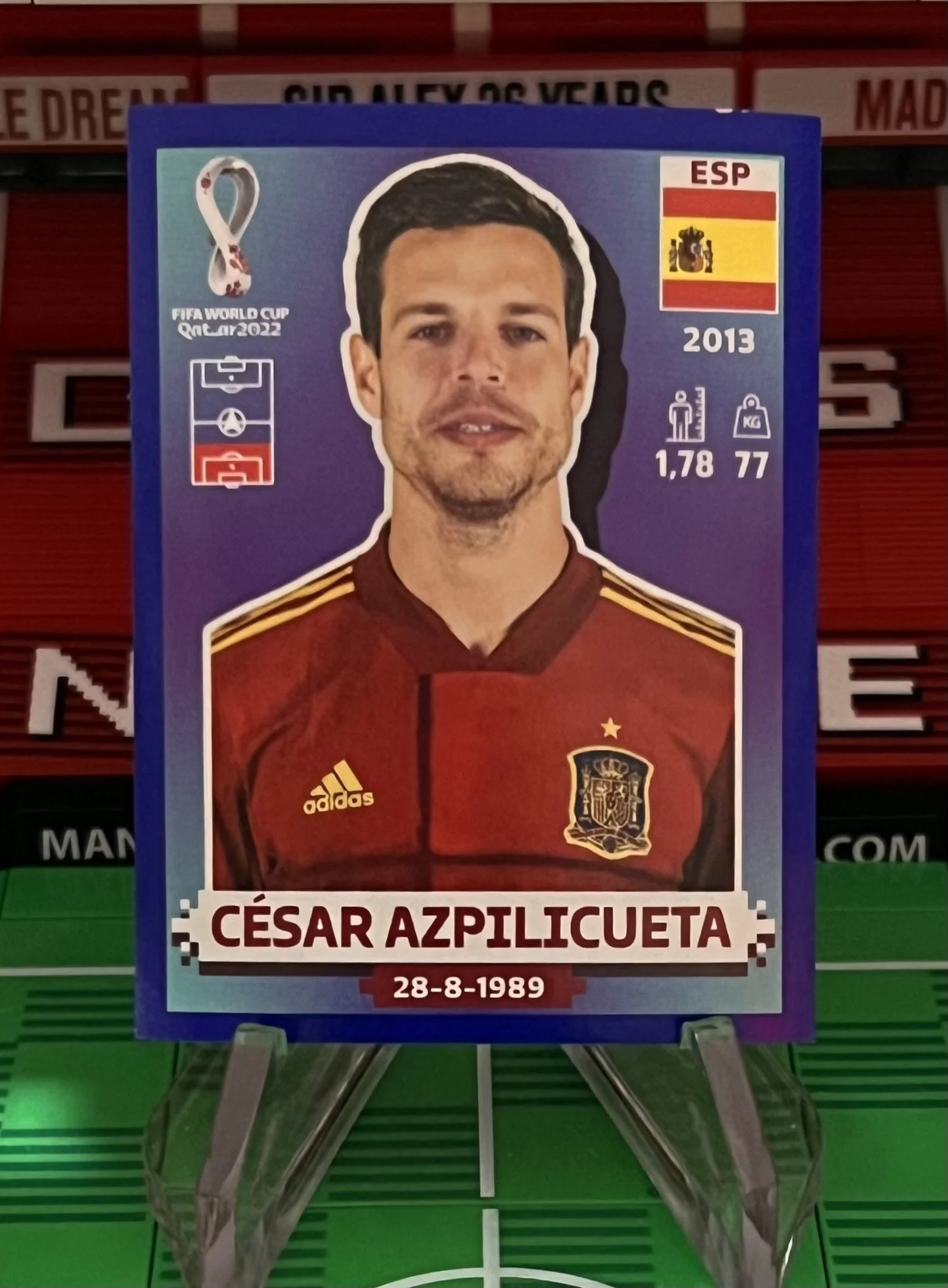 cesar azpilicueta world cup qatar panini sticker