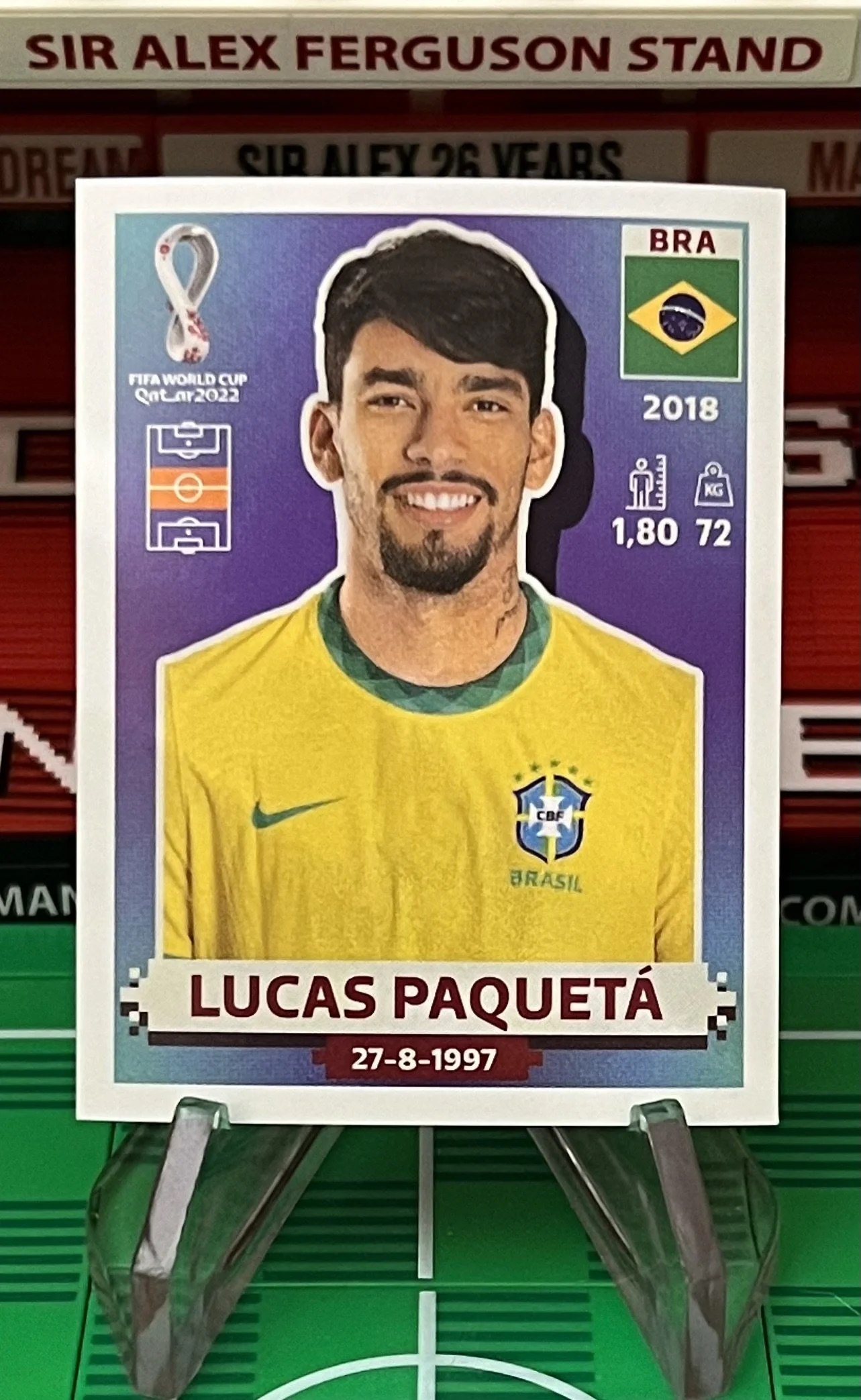 lucas paqueta world cup qatar panini sticker