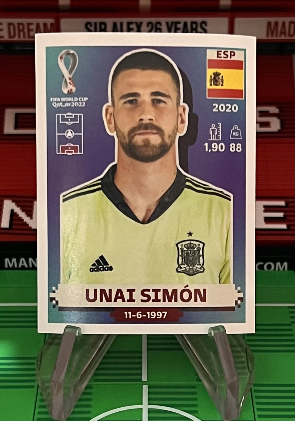 unai simon world cup qatar panini sticker