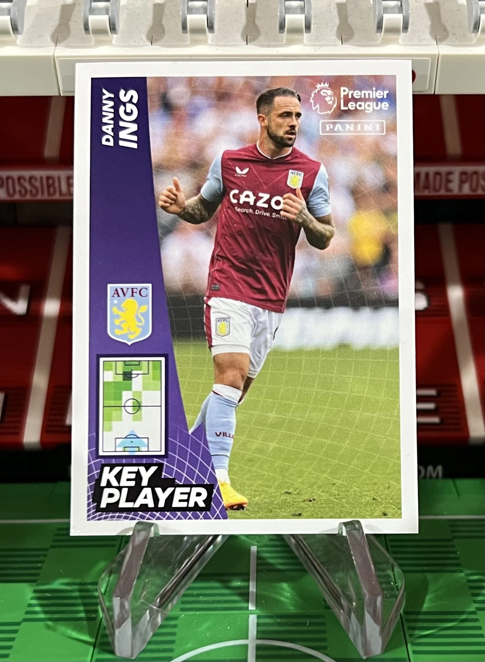 danny ings 2023 panini key player sticker