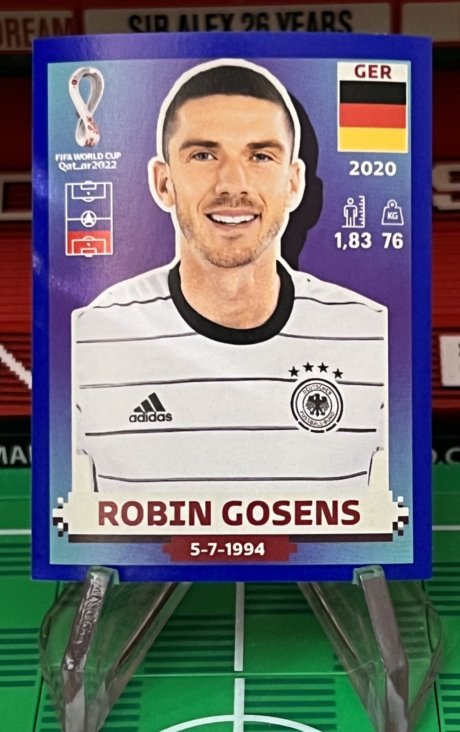 robin gosens world cup qatar panini sticker