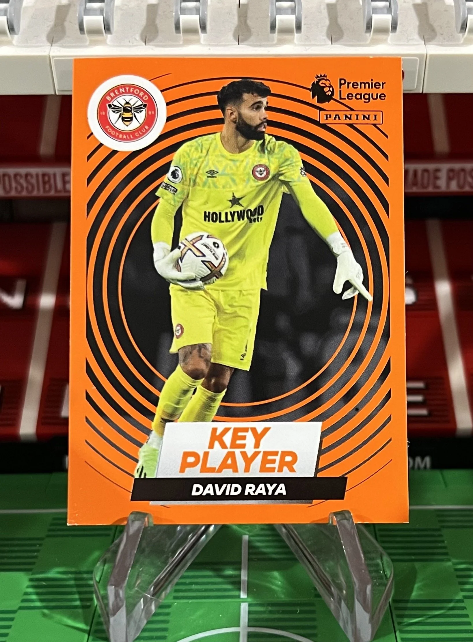 david raya 2023 panini key player sticker