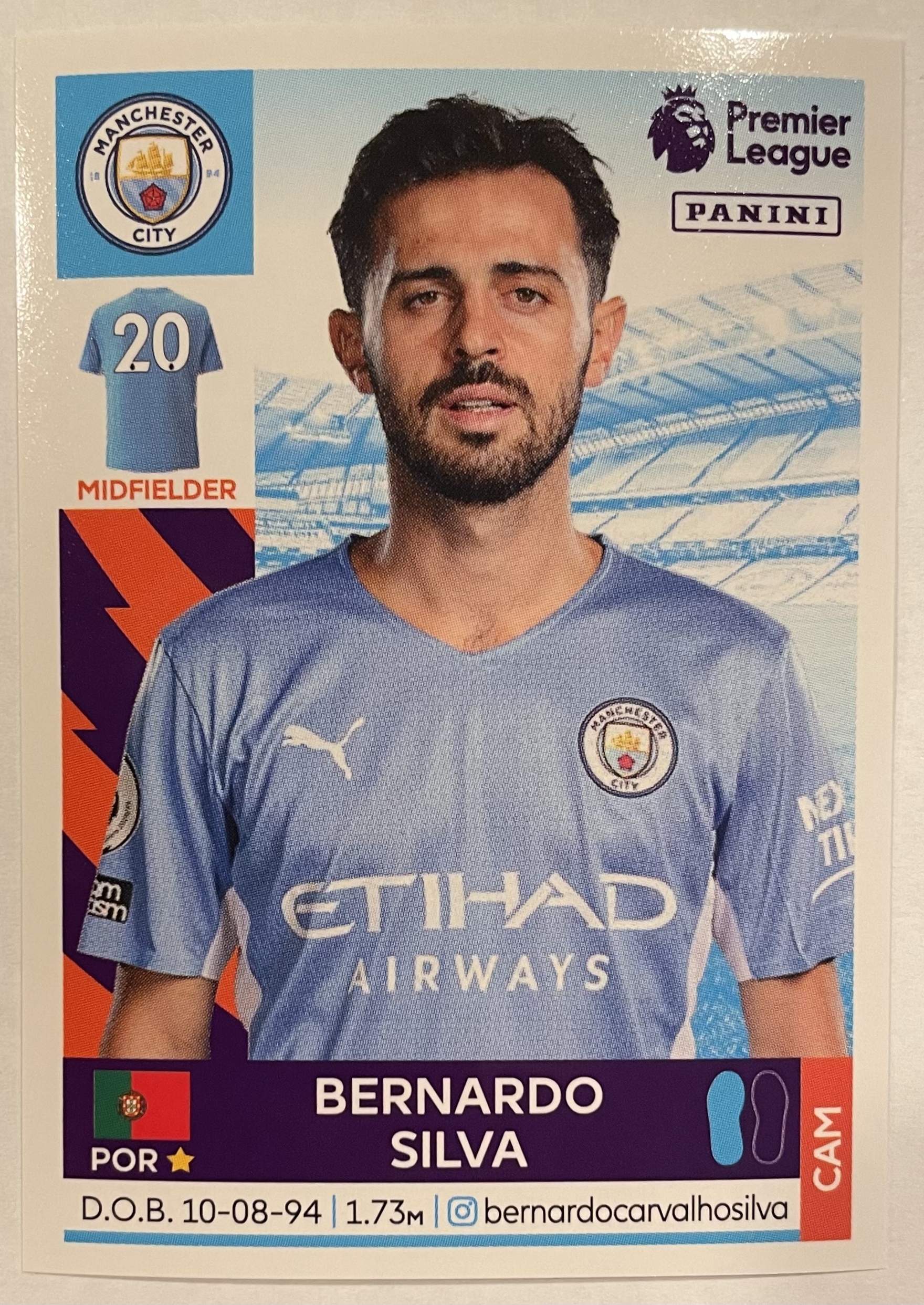 bernardo silva 2022 panini sticker