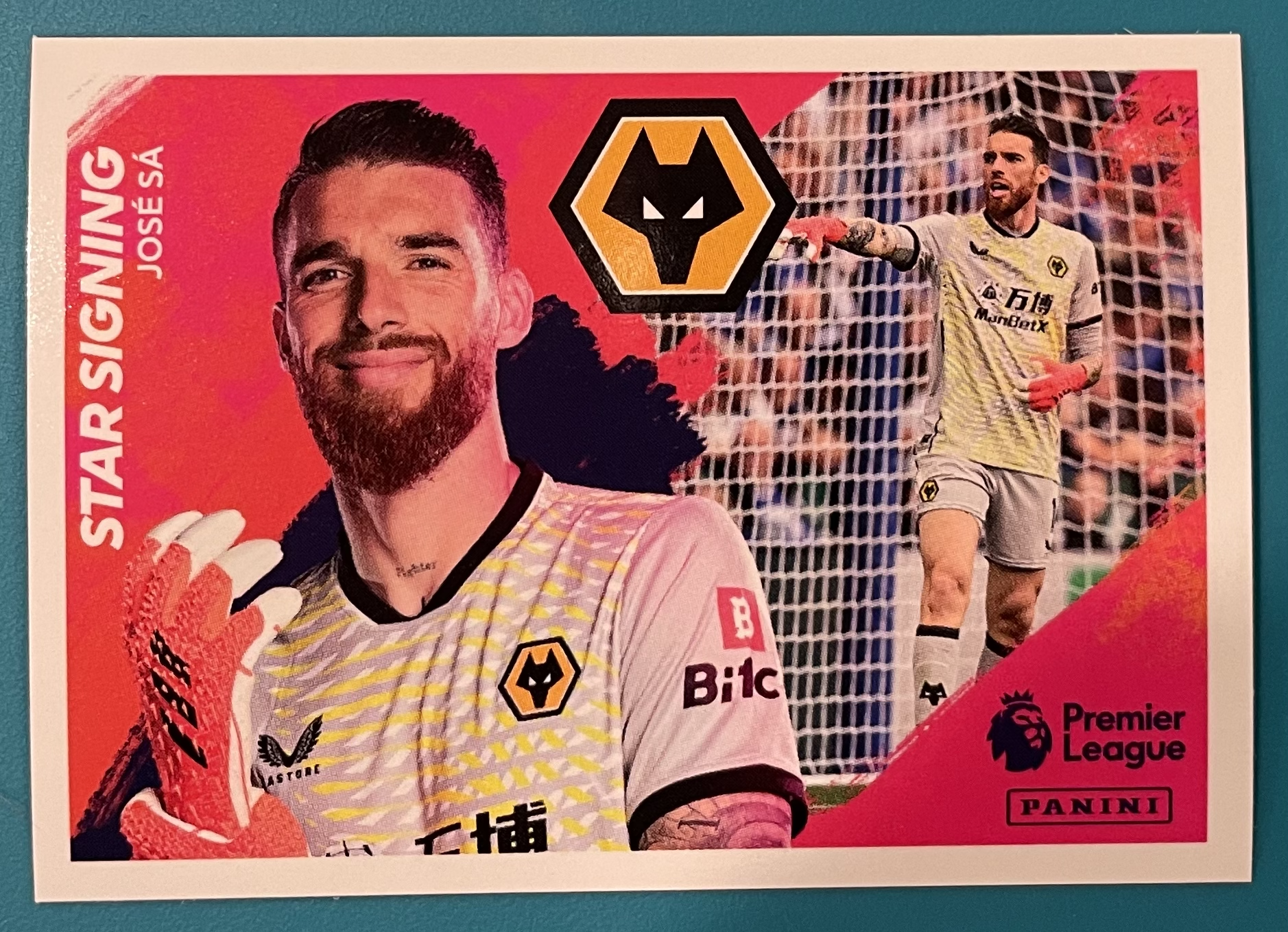jose sa star signing 2022 panini sticker