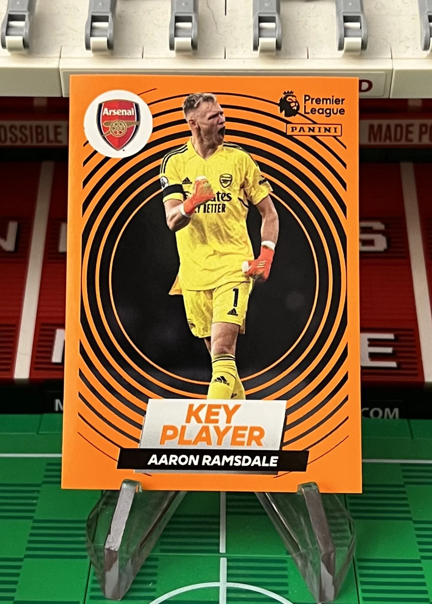 aaron ramsdale 2023 panini key player sticker