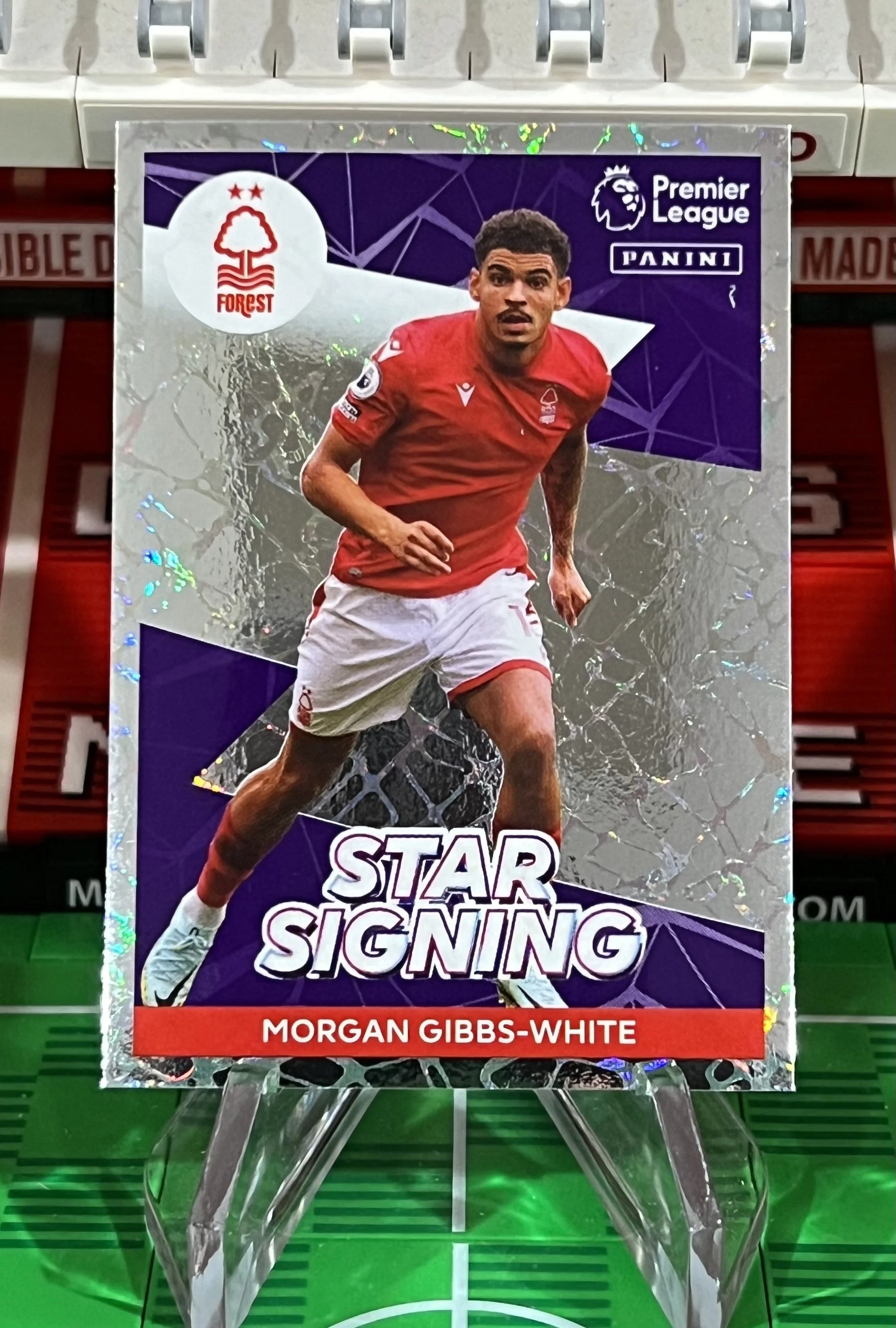 morgan gibbs white 2023 panini star signing sticker