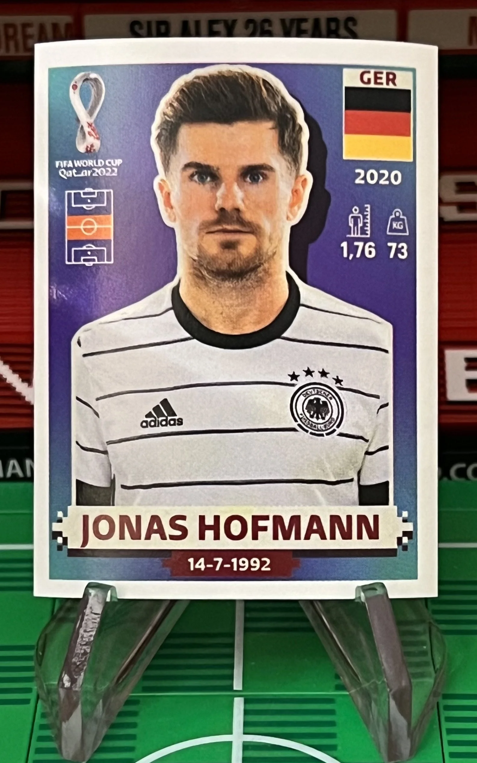 jonas hofmann world cup qatar panini sticker