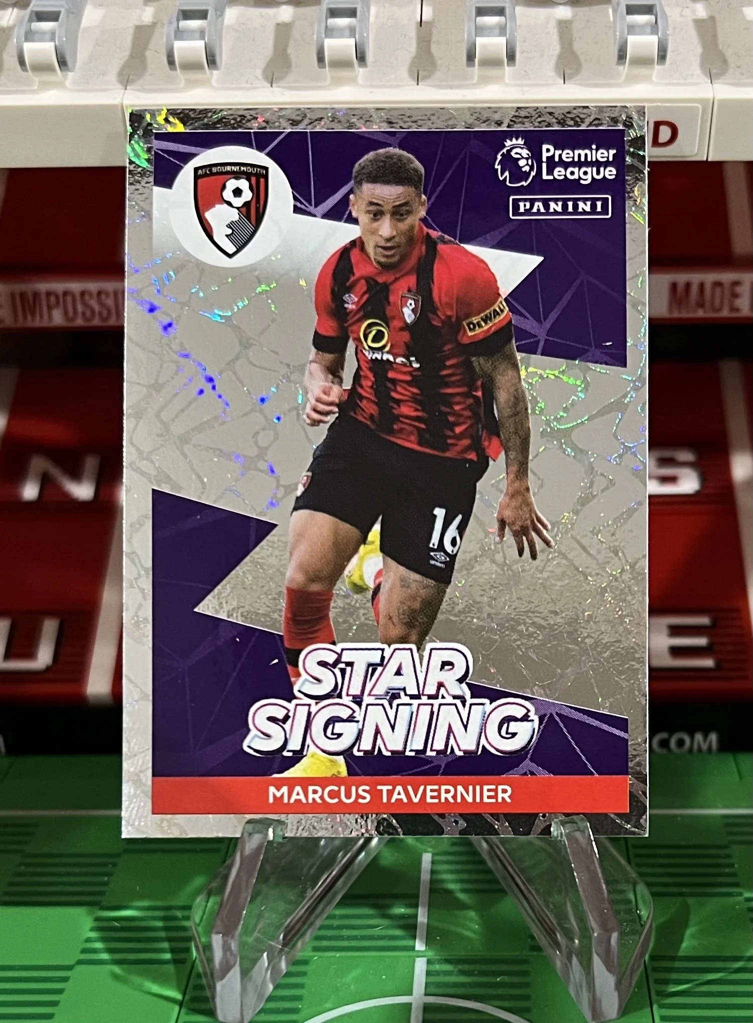 marcus tavernier 2023 panini star signing sticker