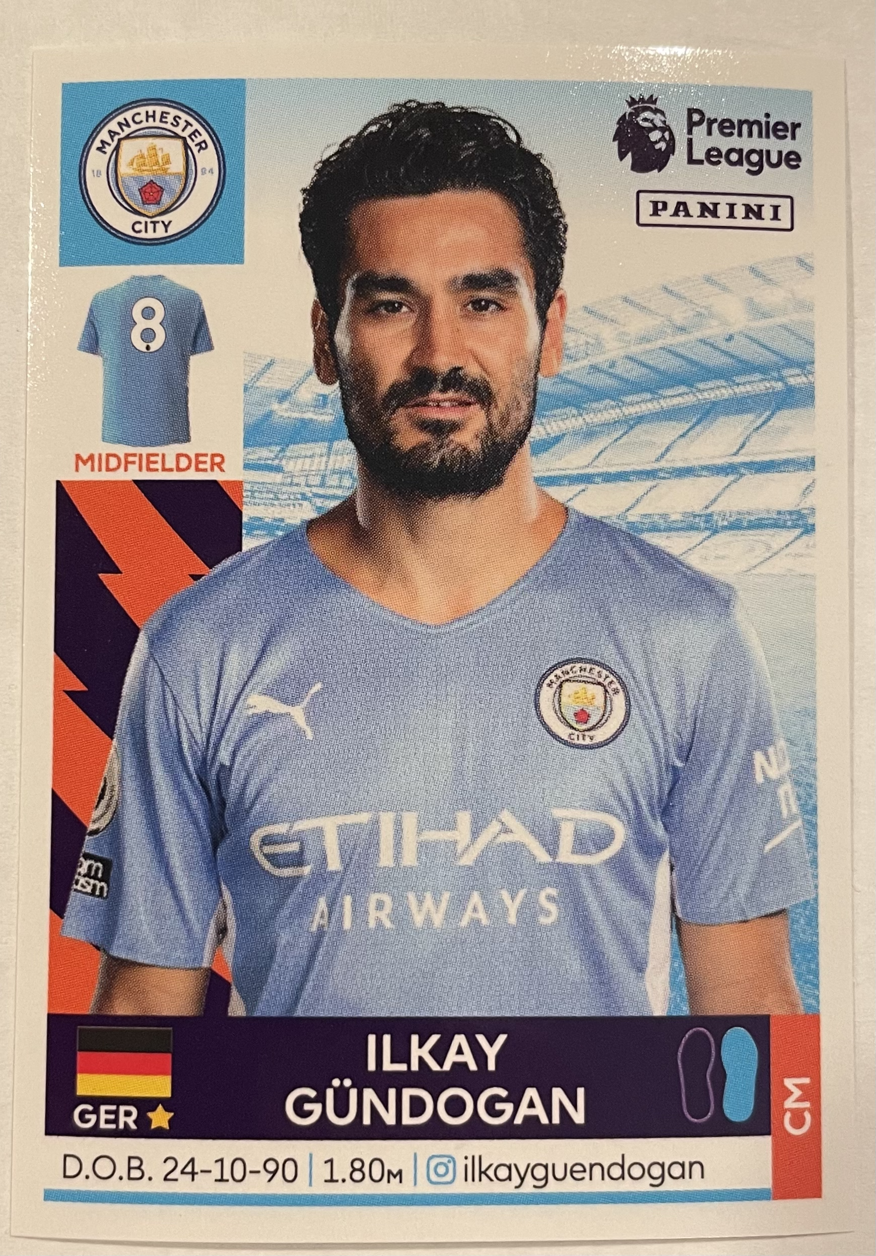 ilkay gundogan 2022 panini card
