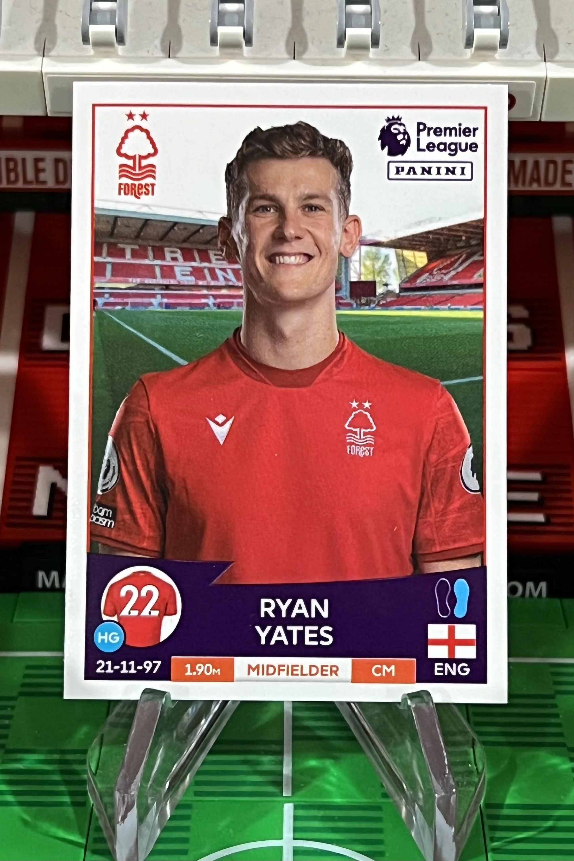 ryan yates 2023 panini sticker