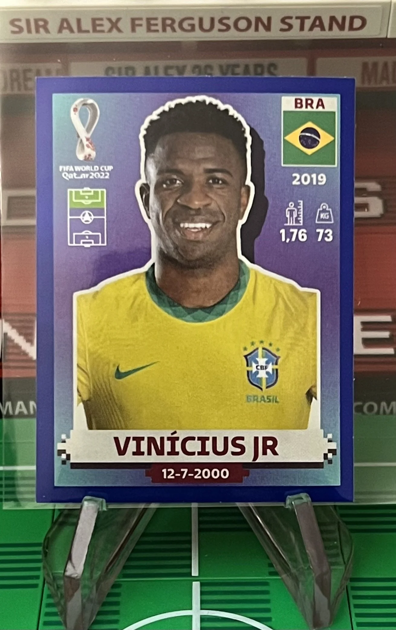 vinicius jr world cup qatar panini sticker