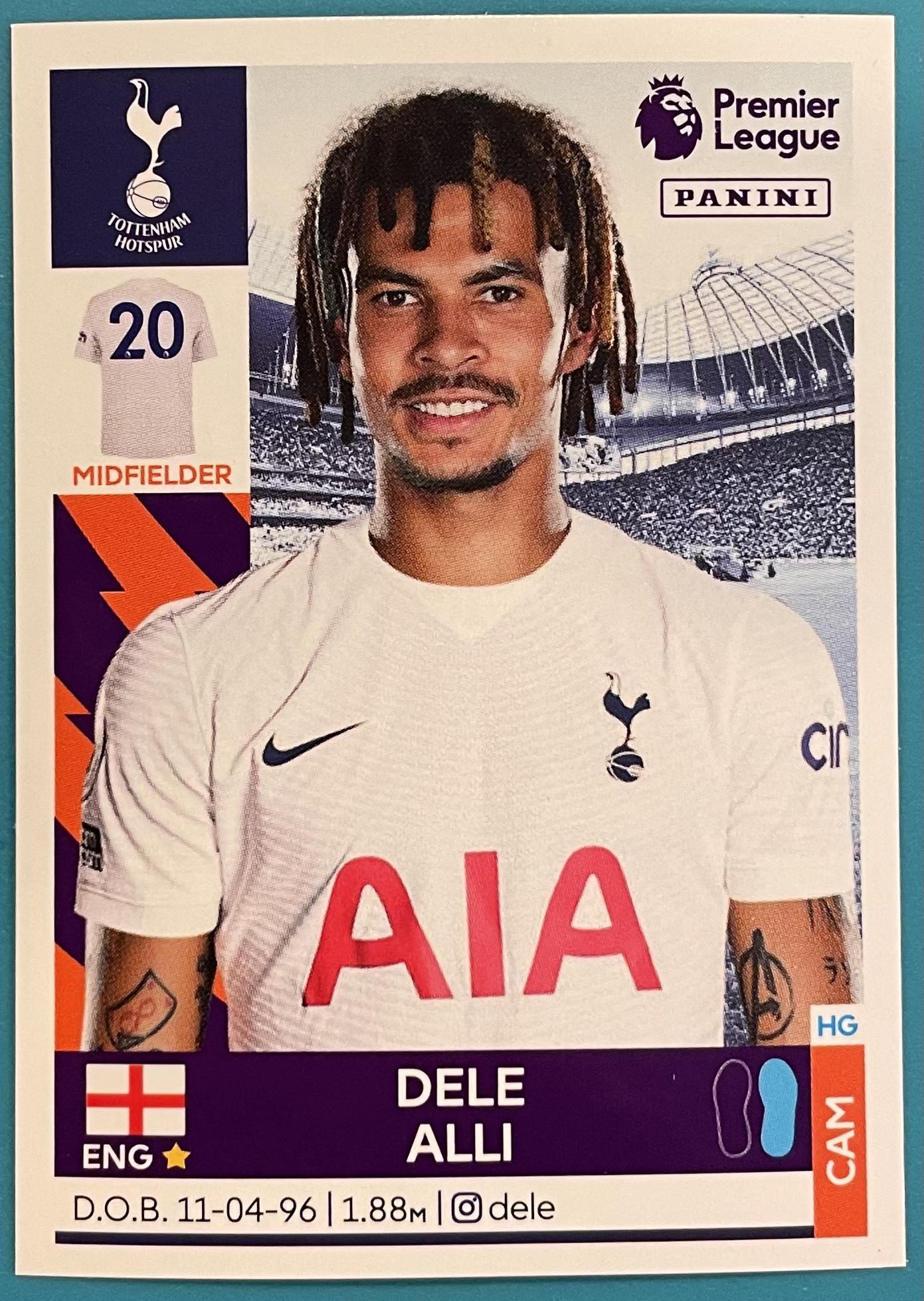 dele alli 2022 panini sticker