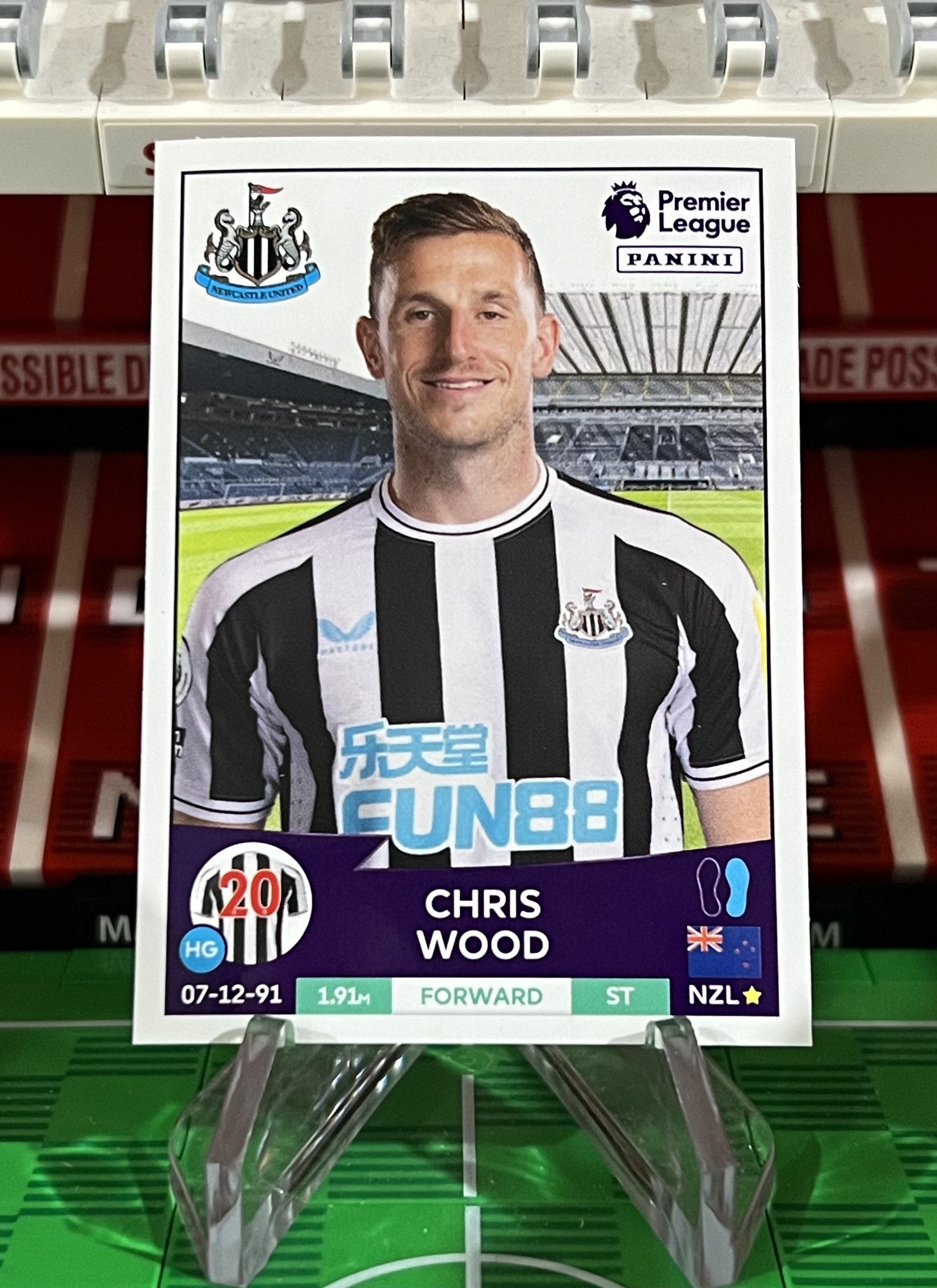 chris wood 2023 panini sticker