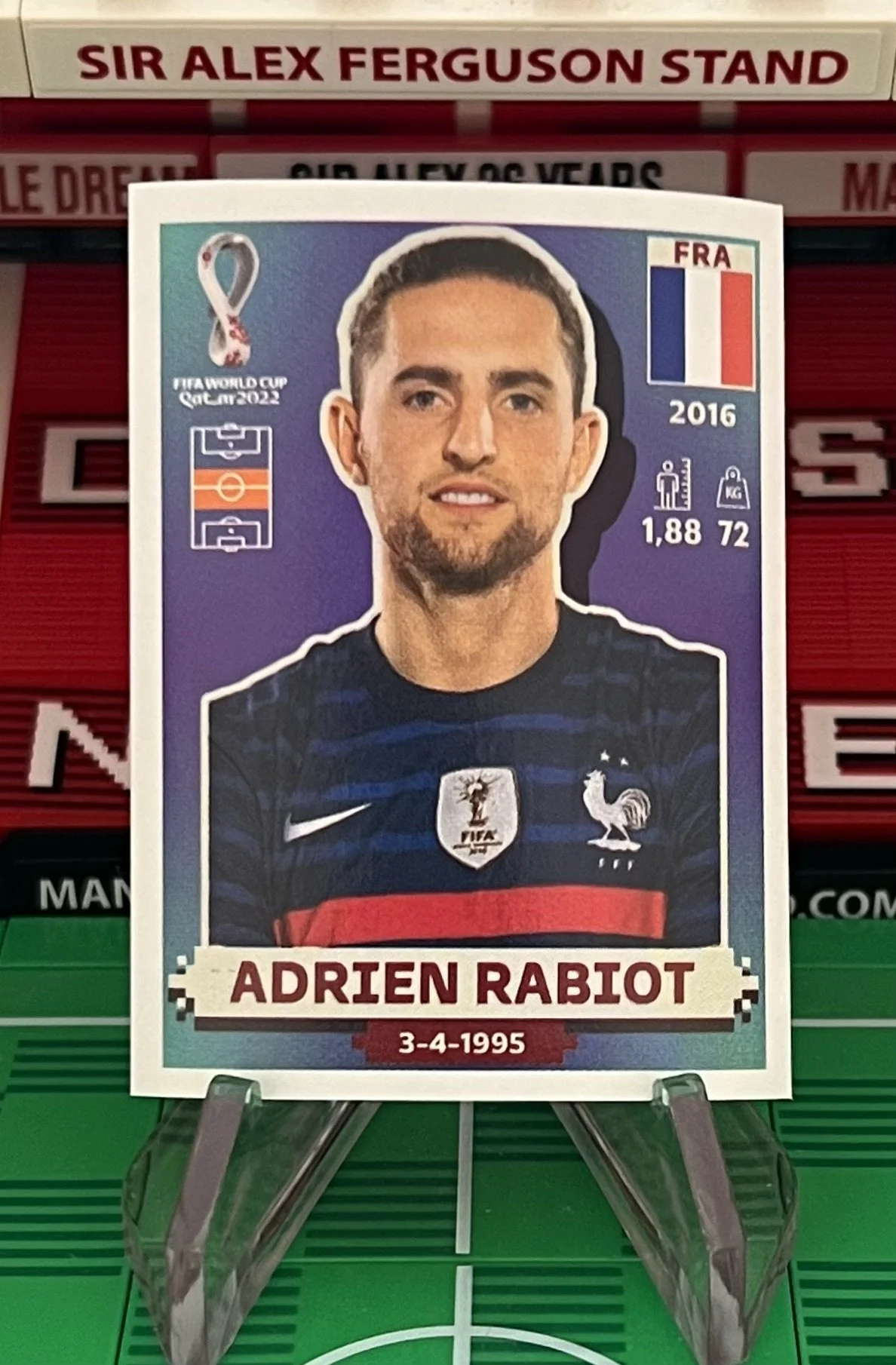 adrien rabiot world cup qatar panini sticker