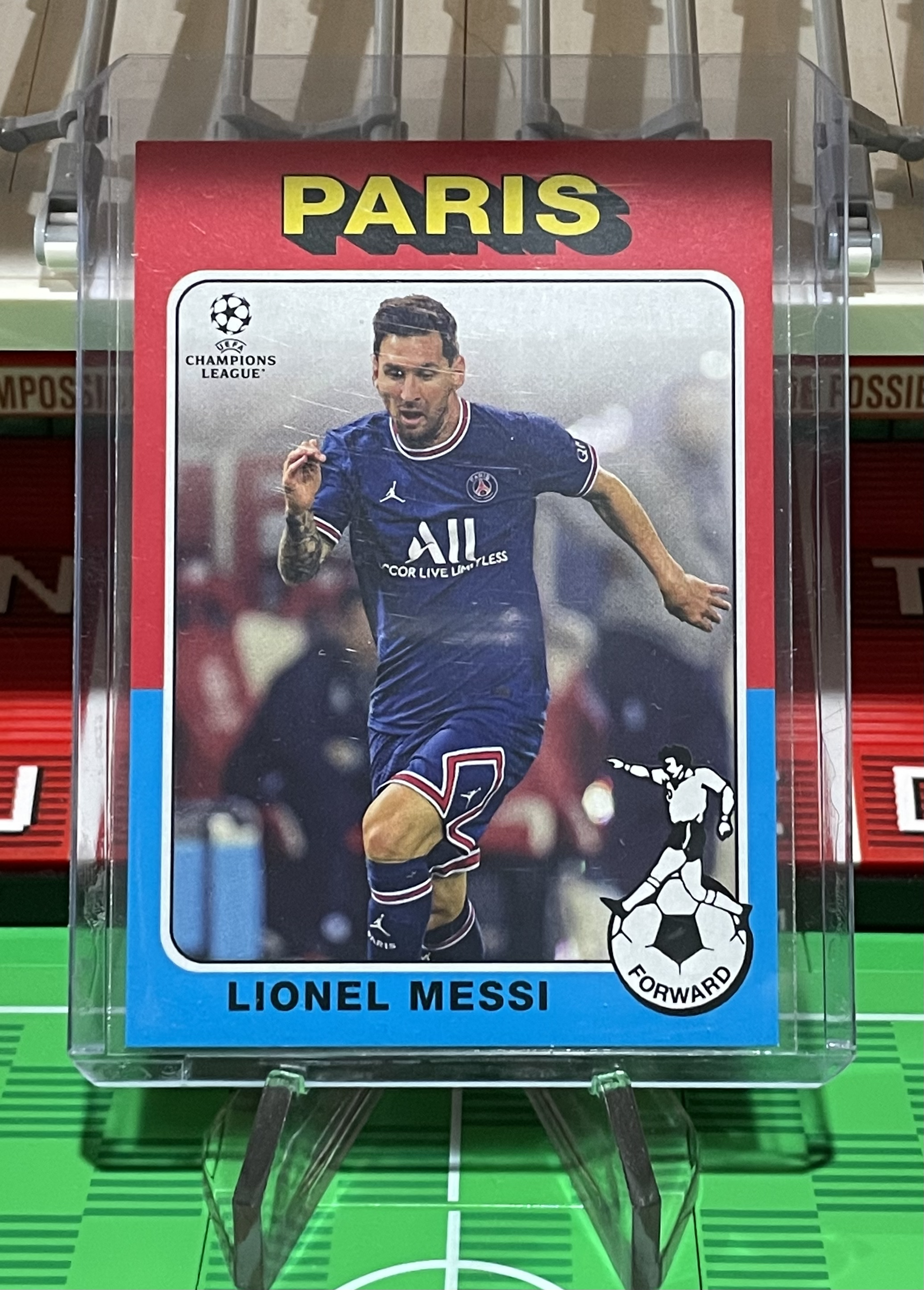 lionel messi 2021:22 Topps UEFA Champions League Card