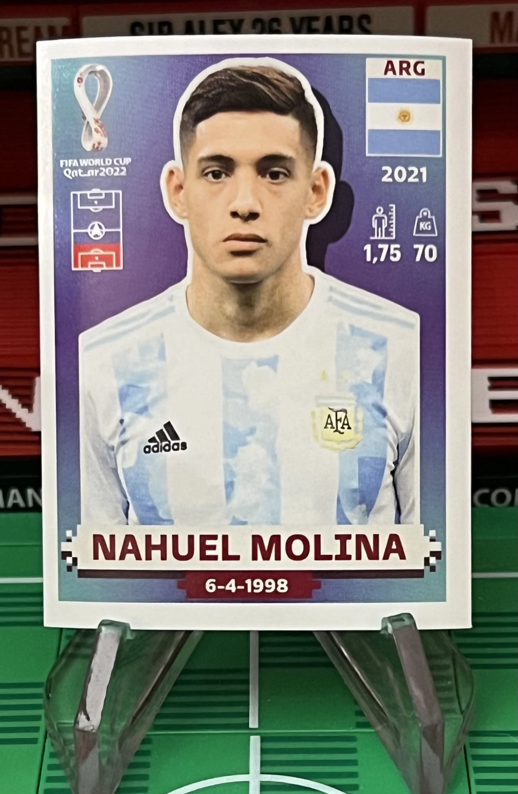 nahuel molina world cup qatar panini sticker