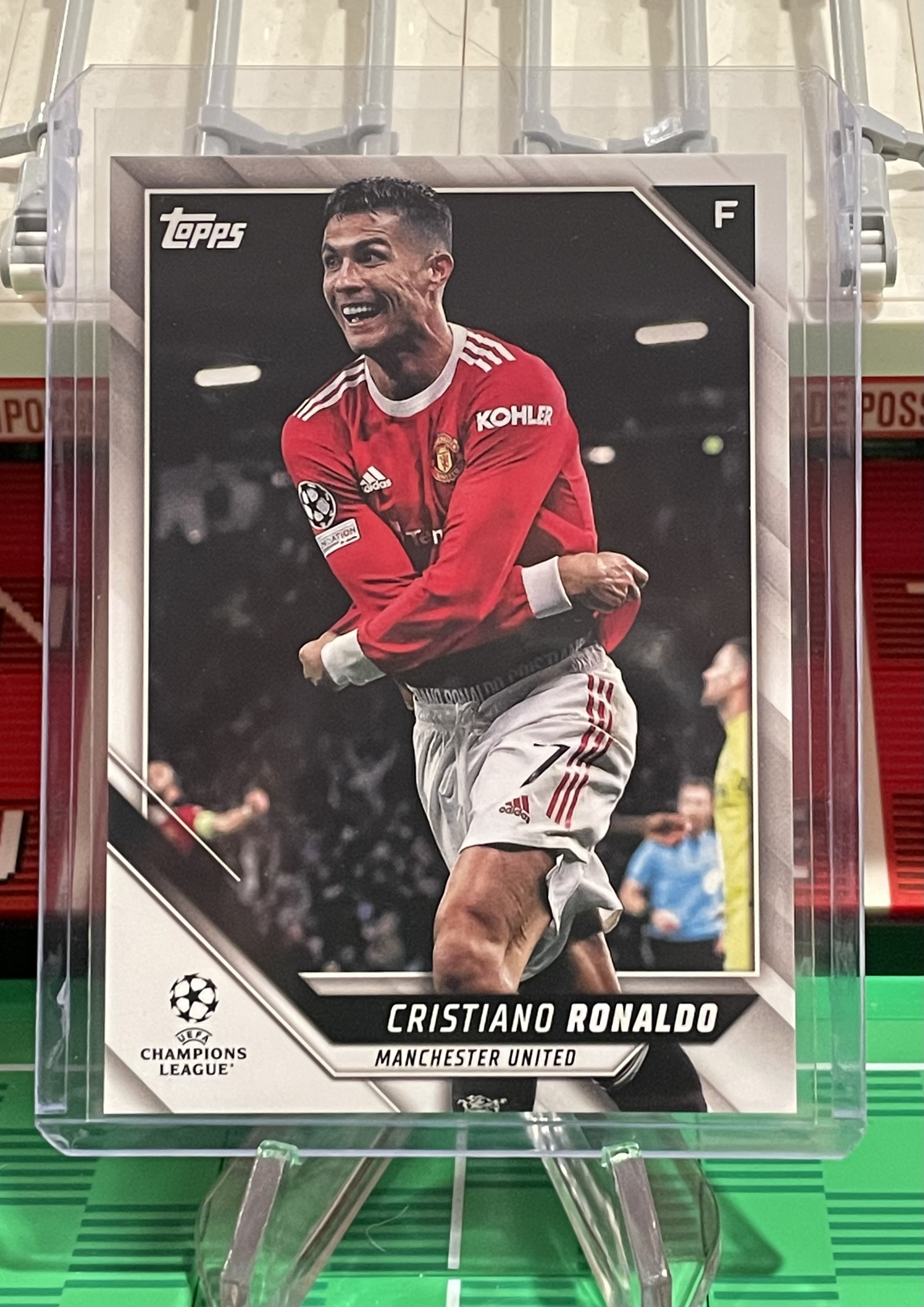 cristiano ronaldo 2022 topps uefa champions league card