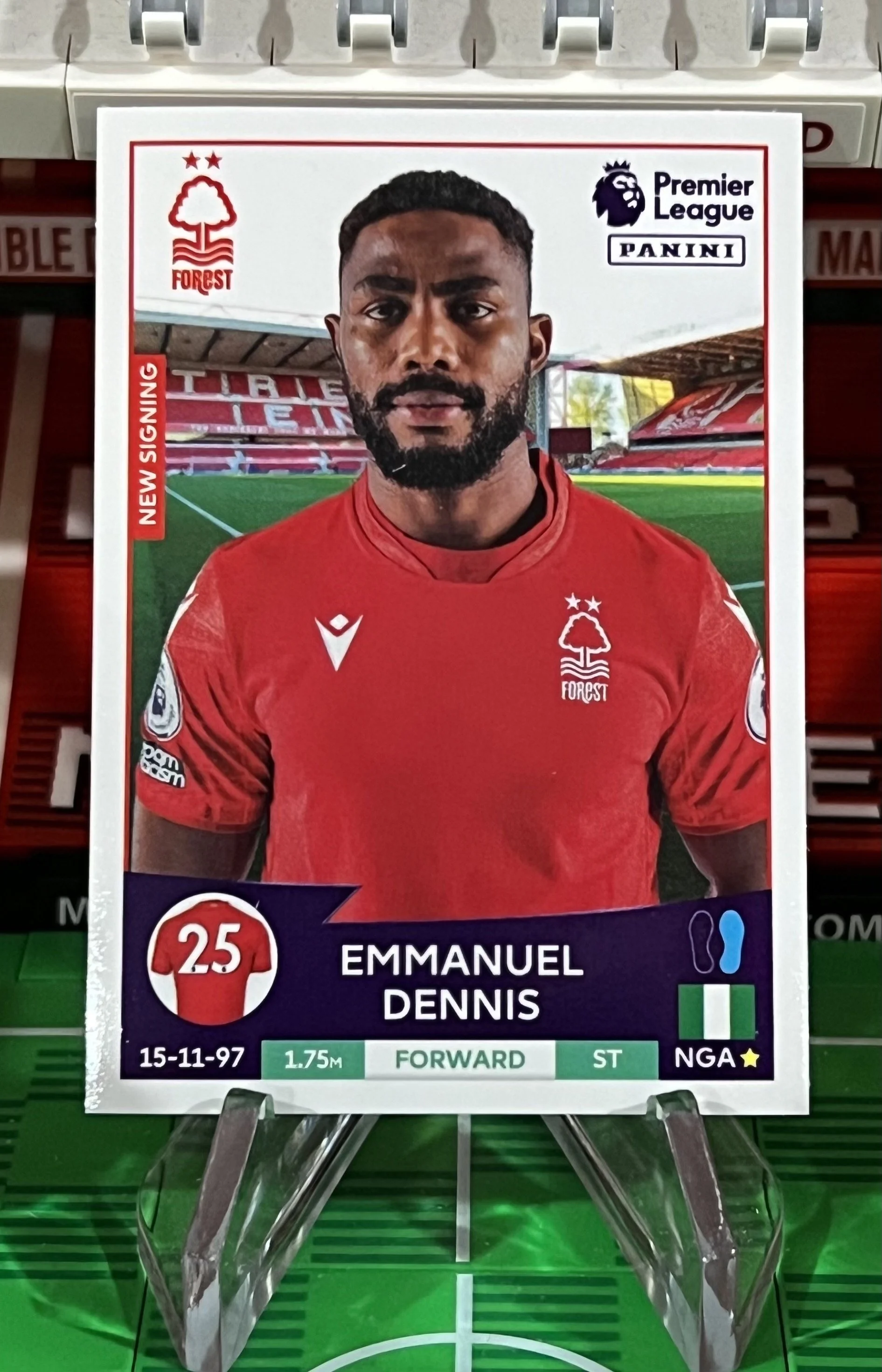emmanuel dennis 2023 panini sticker