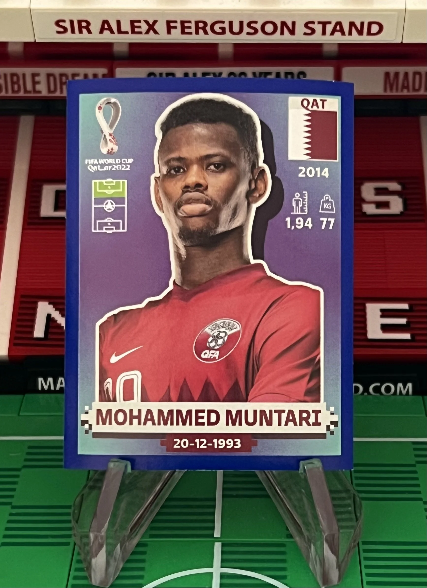 mohammed muntari world cup qatar panini sticker