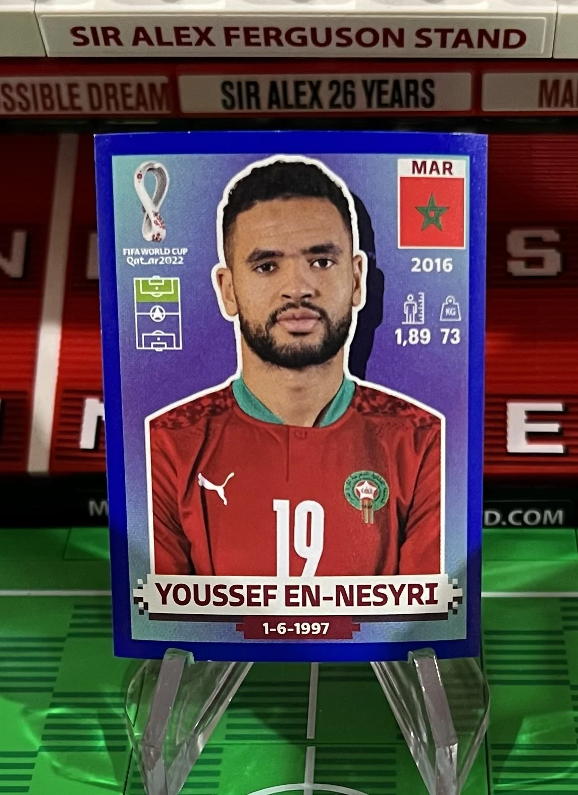 youssef en nesyri world cup qatar panini sticker
