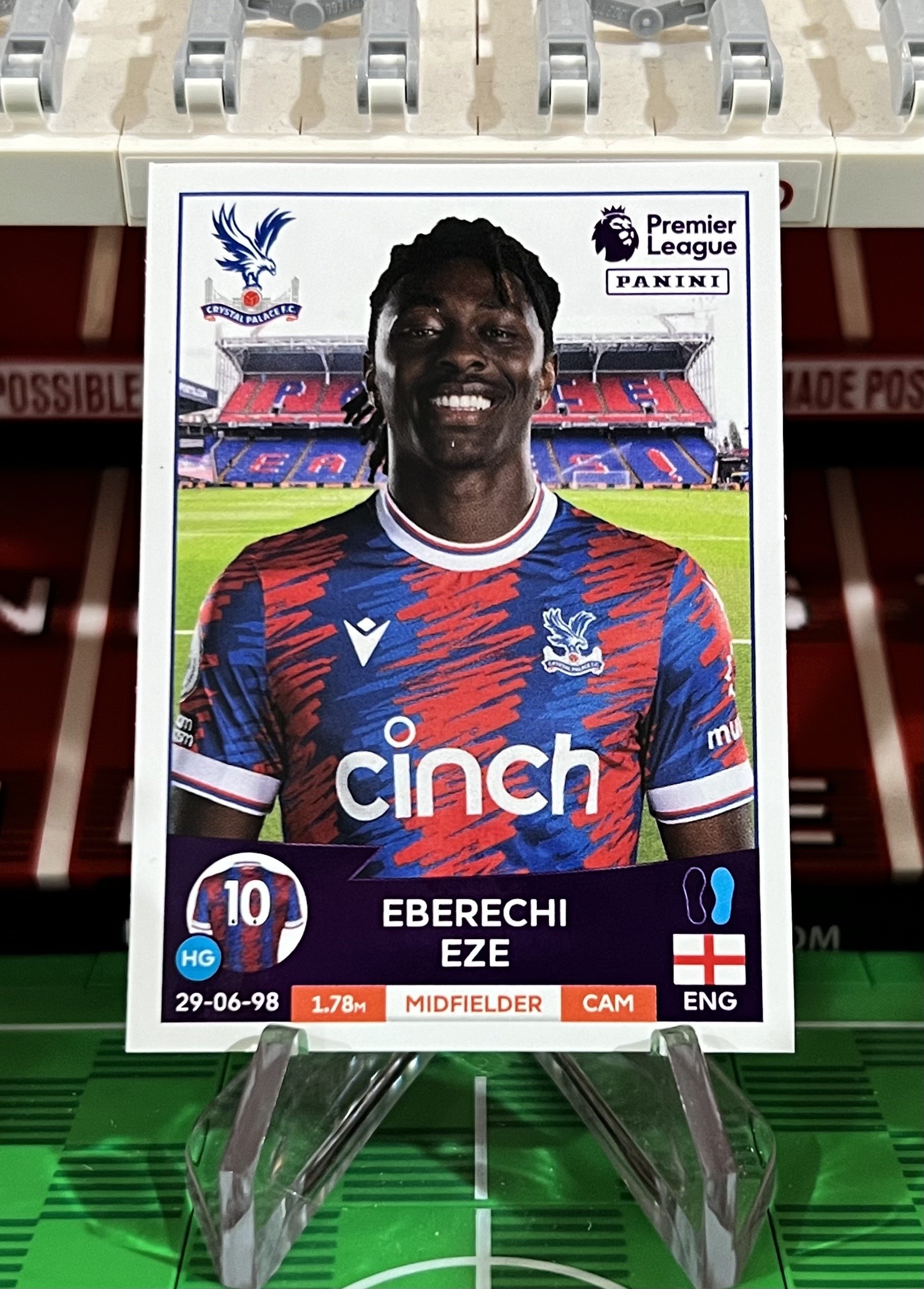 eberechi eze 2023 panini sticker