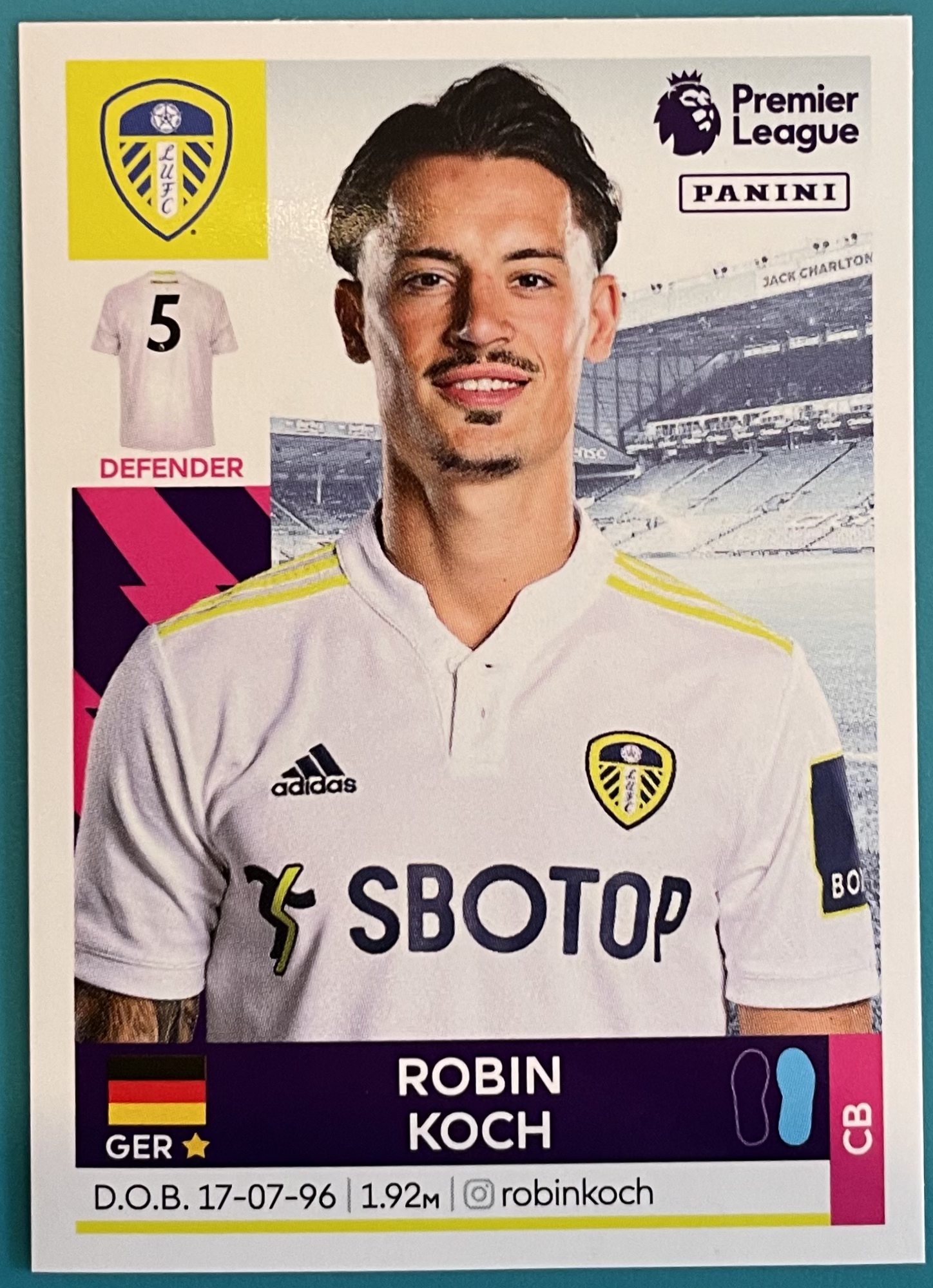 robin koch 2022 panini sticker