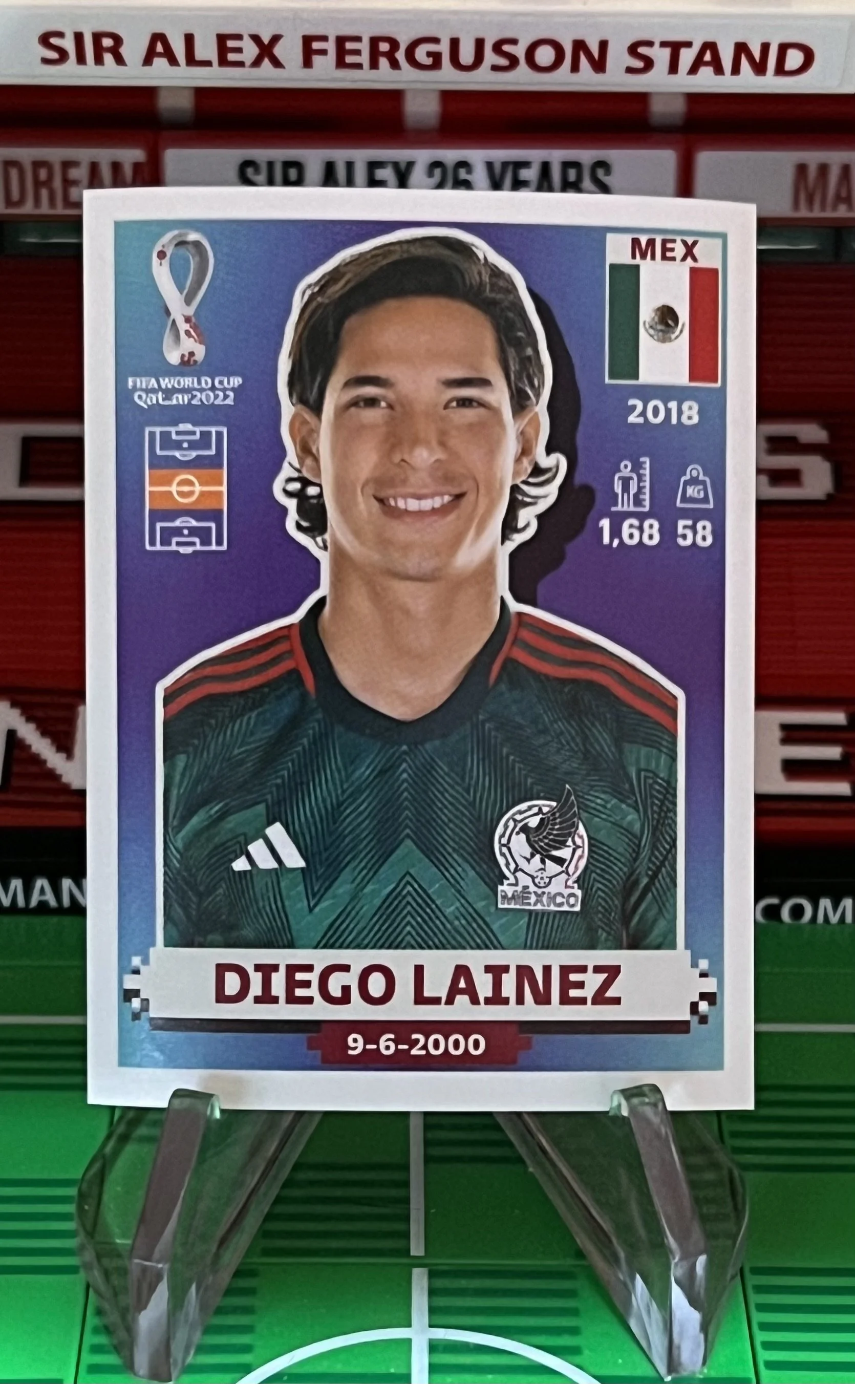 diego lainez world cup qatar panini sticker
