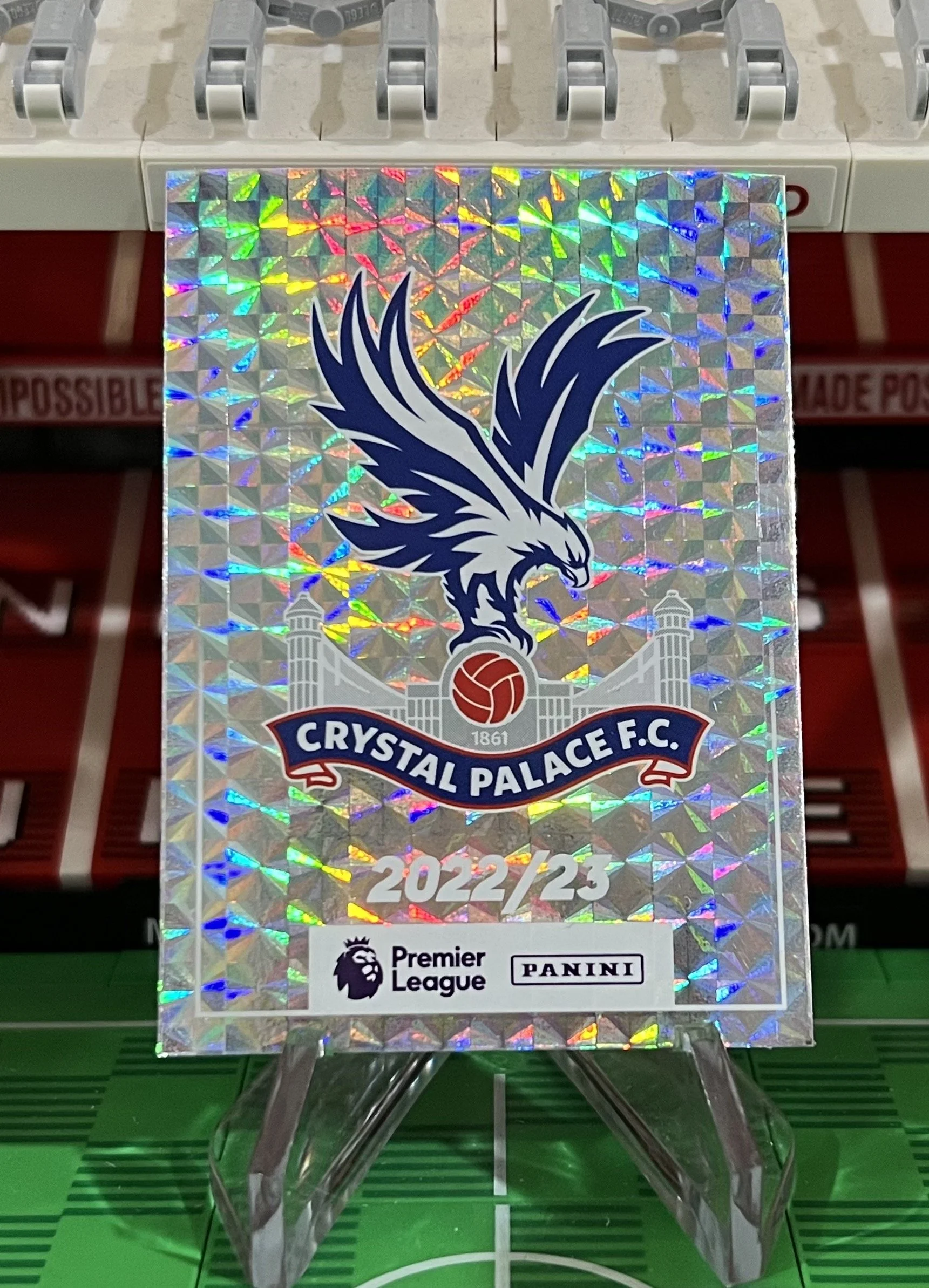 crytal palace 2023 panini badge sticker
