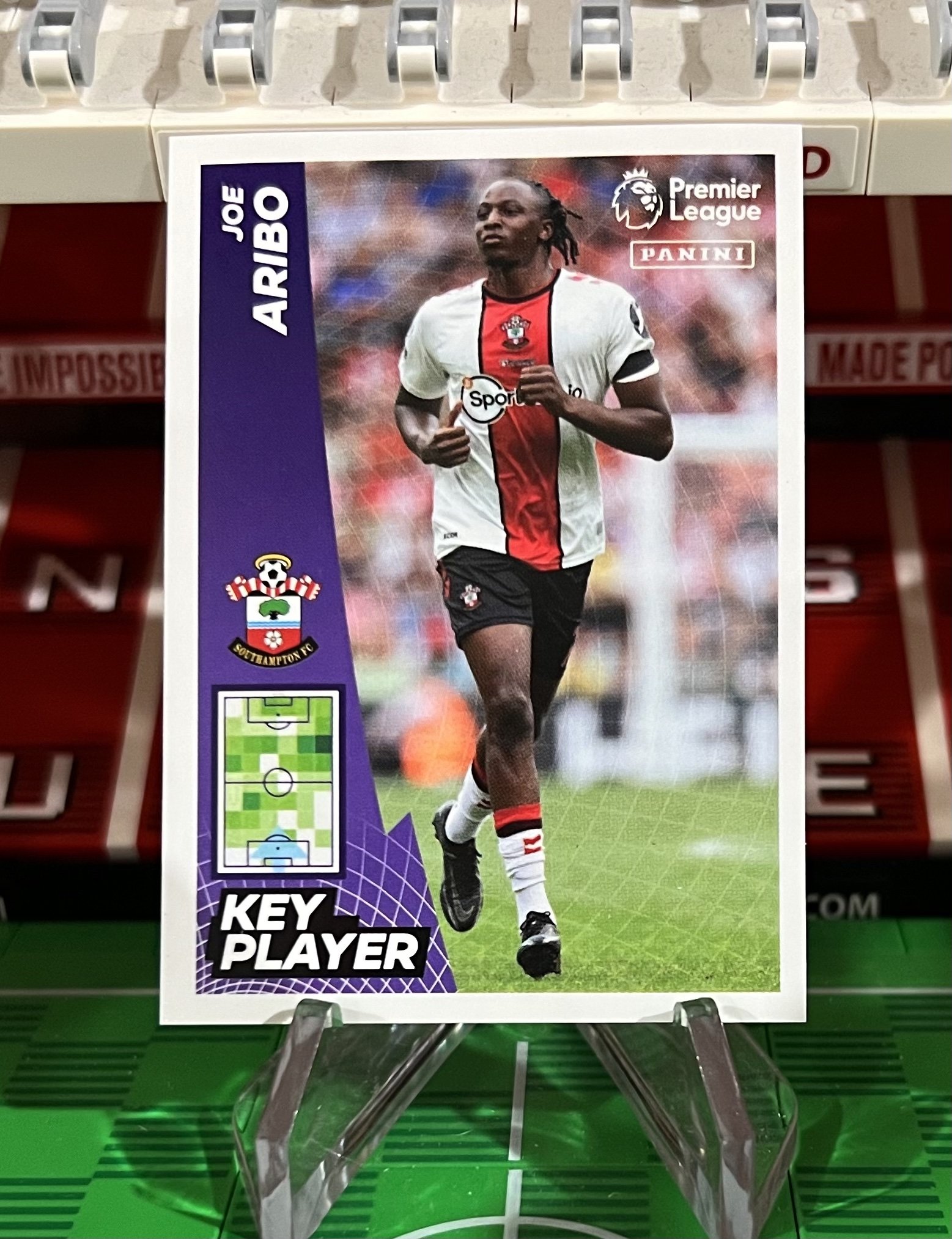 joe aribo 2023 panini key player sticker