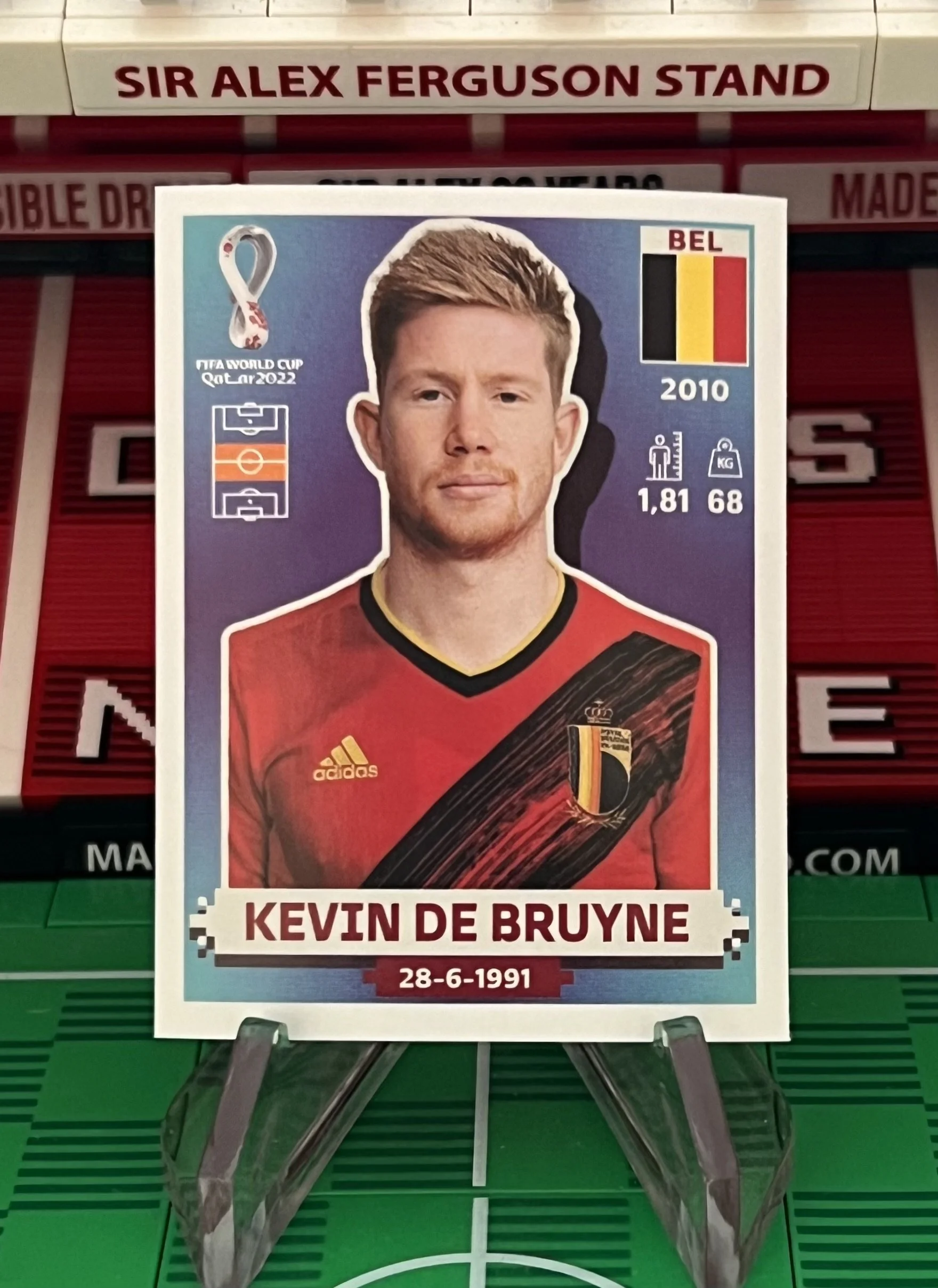 kevin de bruyne world cup qatar panini sticker