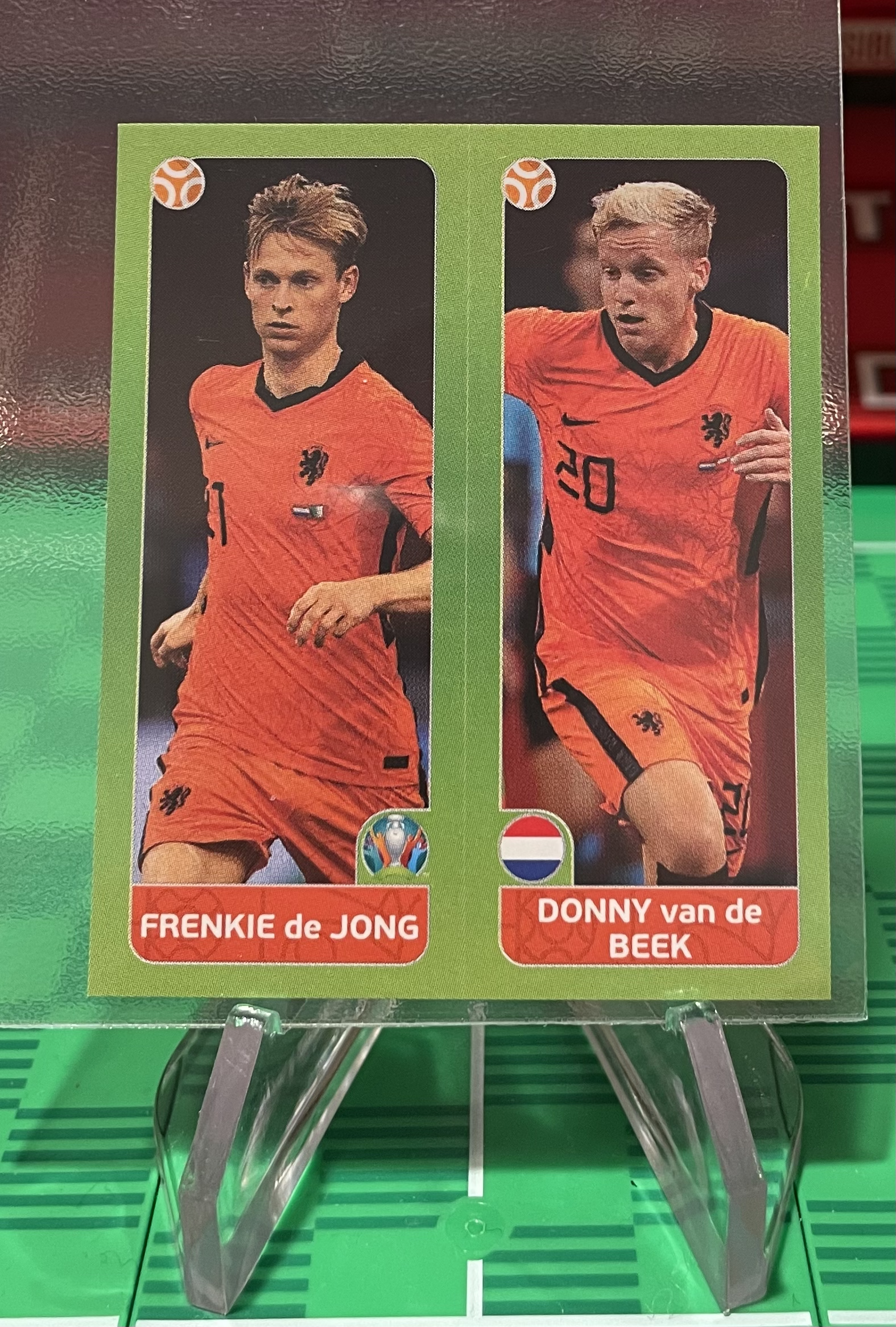 donny van de beek and frenkie de jong euro card