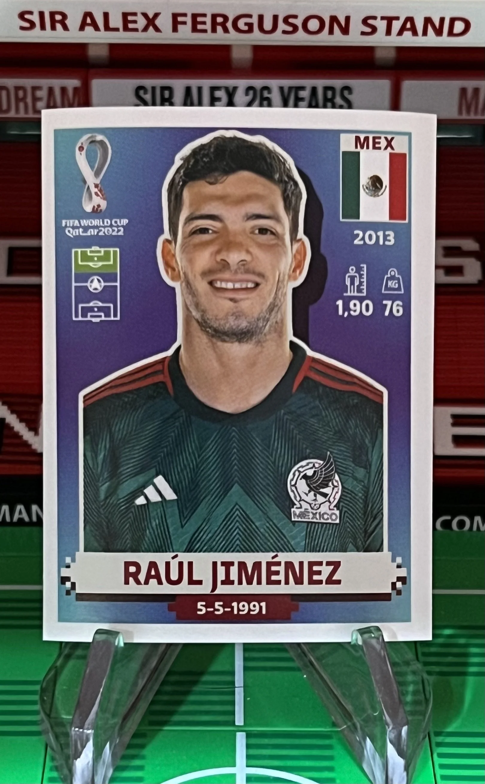 raul jiminez world cup qatar panini sticker