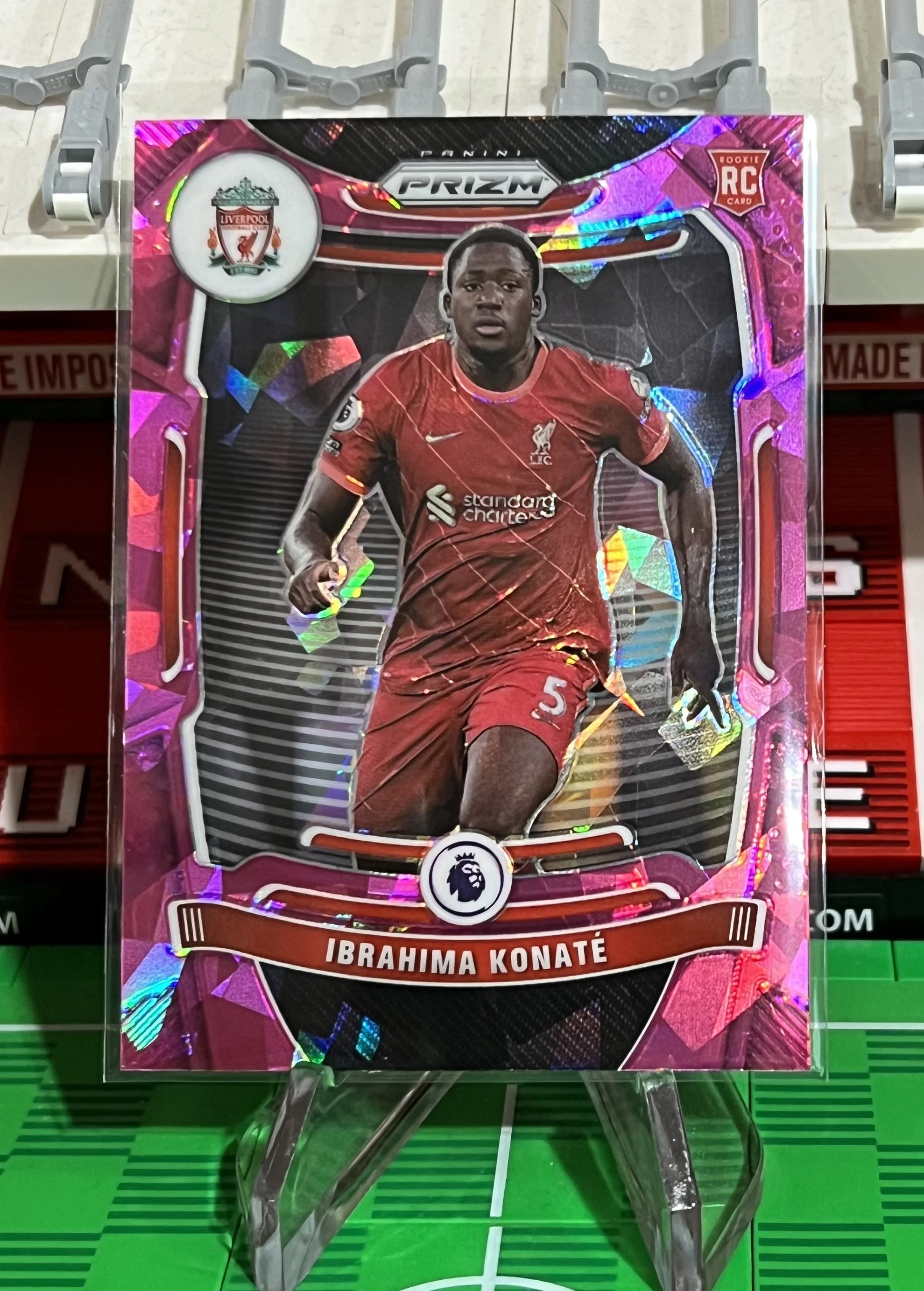 ibrahima konate pink ice rookie card