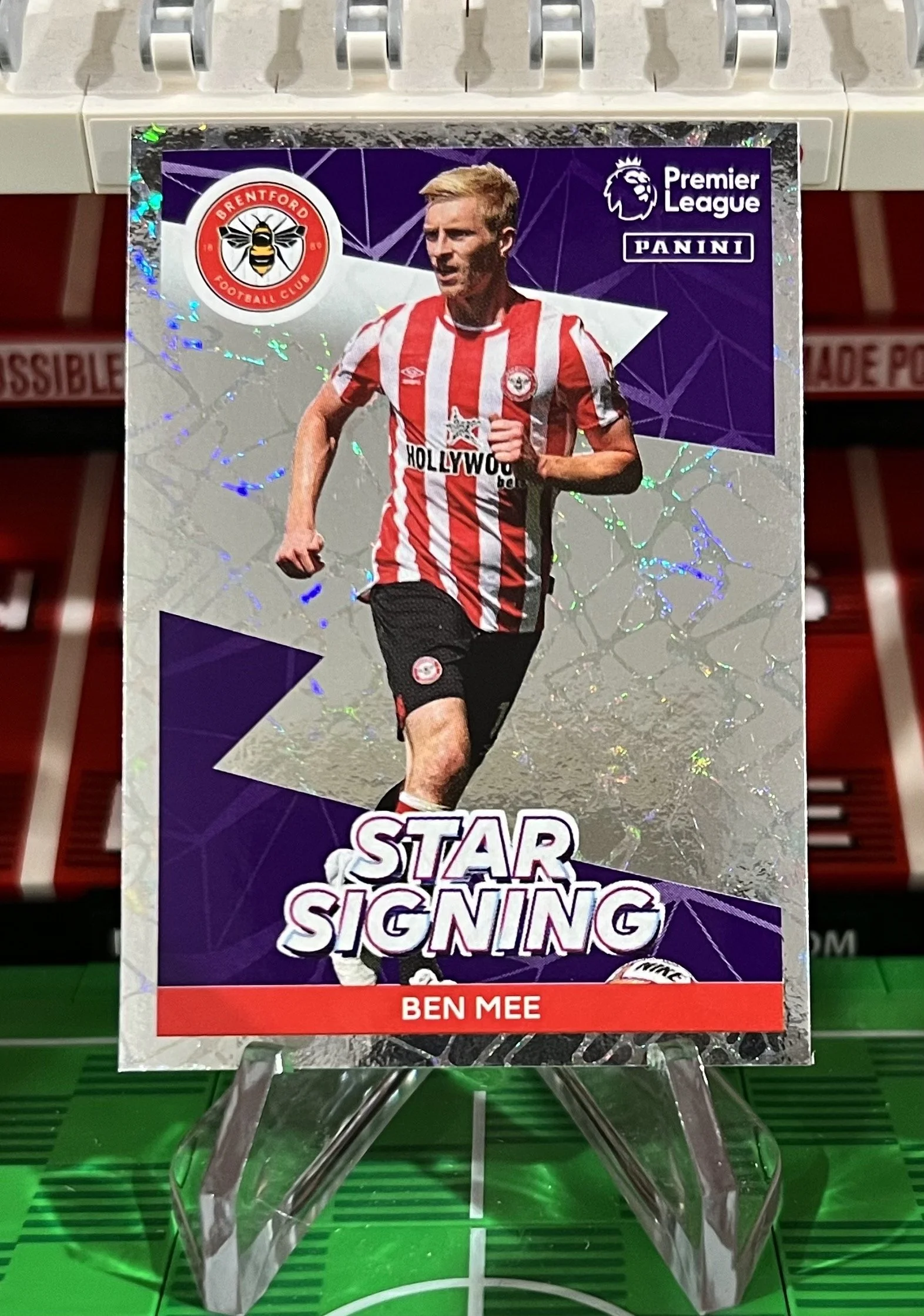 ben mee 2023 panini star signing sticker