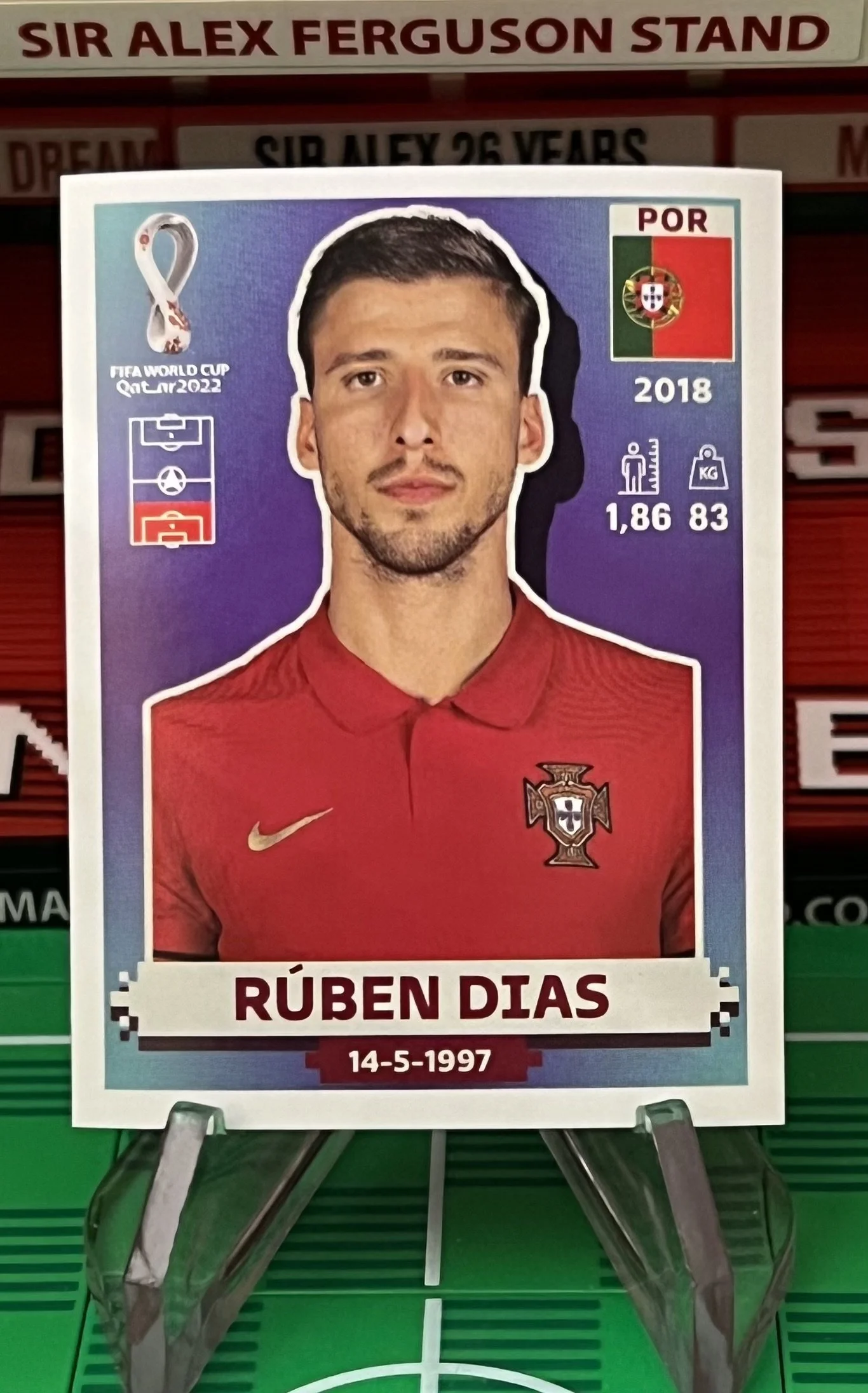 ruben dias world cup qatar panini sticker