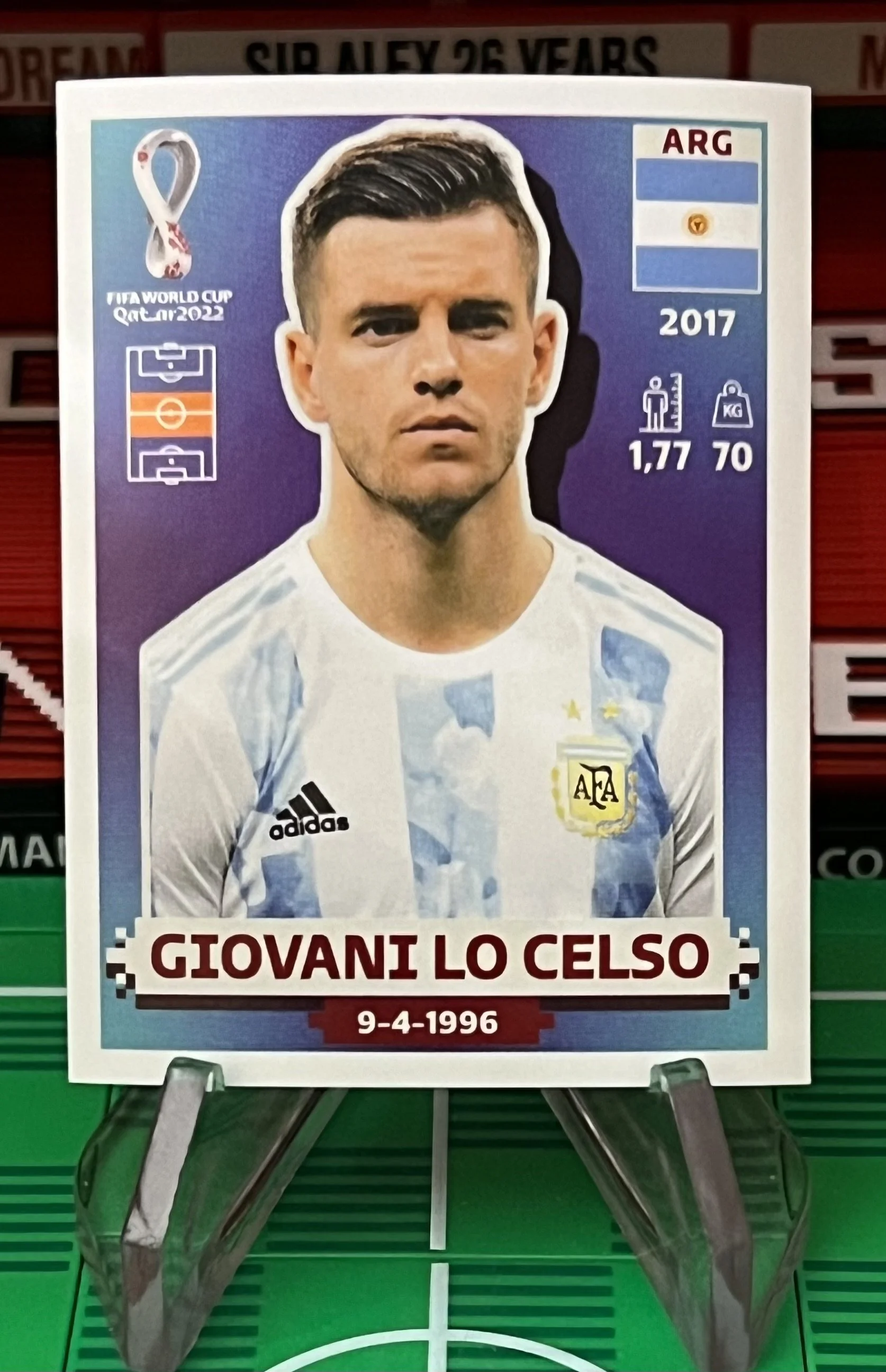 giovani lo celso world cup qatar panini sticker