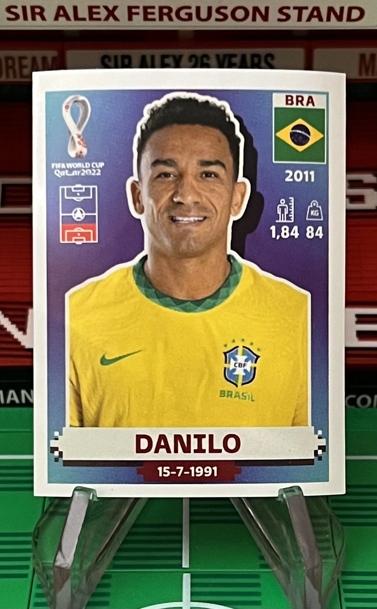 danilo world cup qatar panini sticker