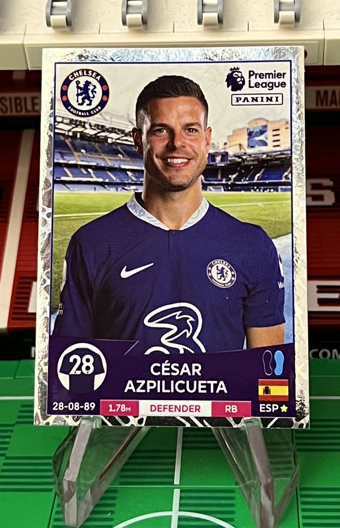 cesar azpiiicueta 2023 panini sticker