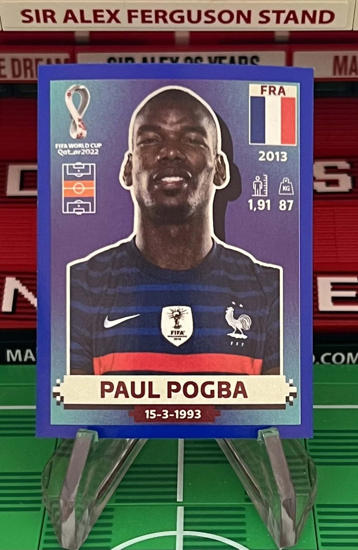 paul pogba world cup qatar panini sticker