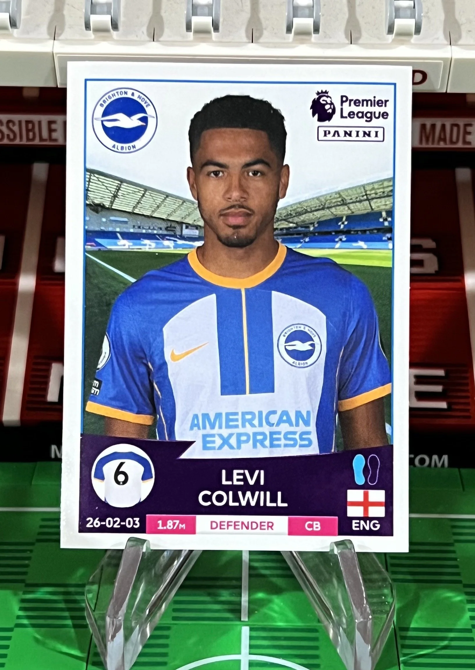 levi colwill 2023 panini sticker