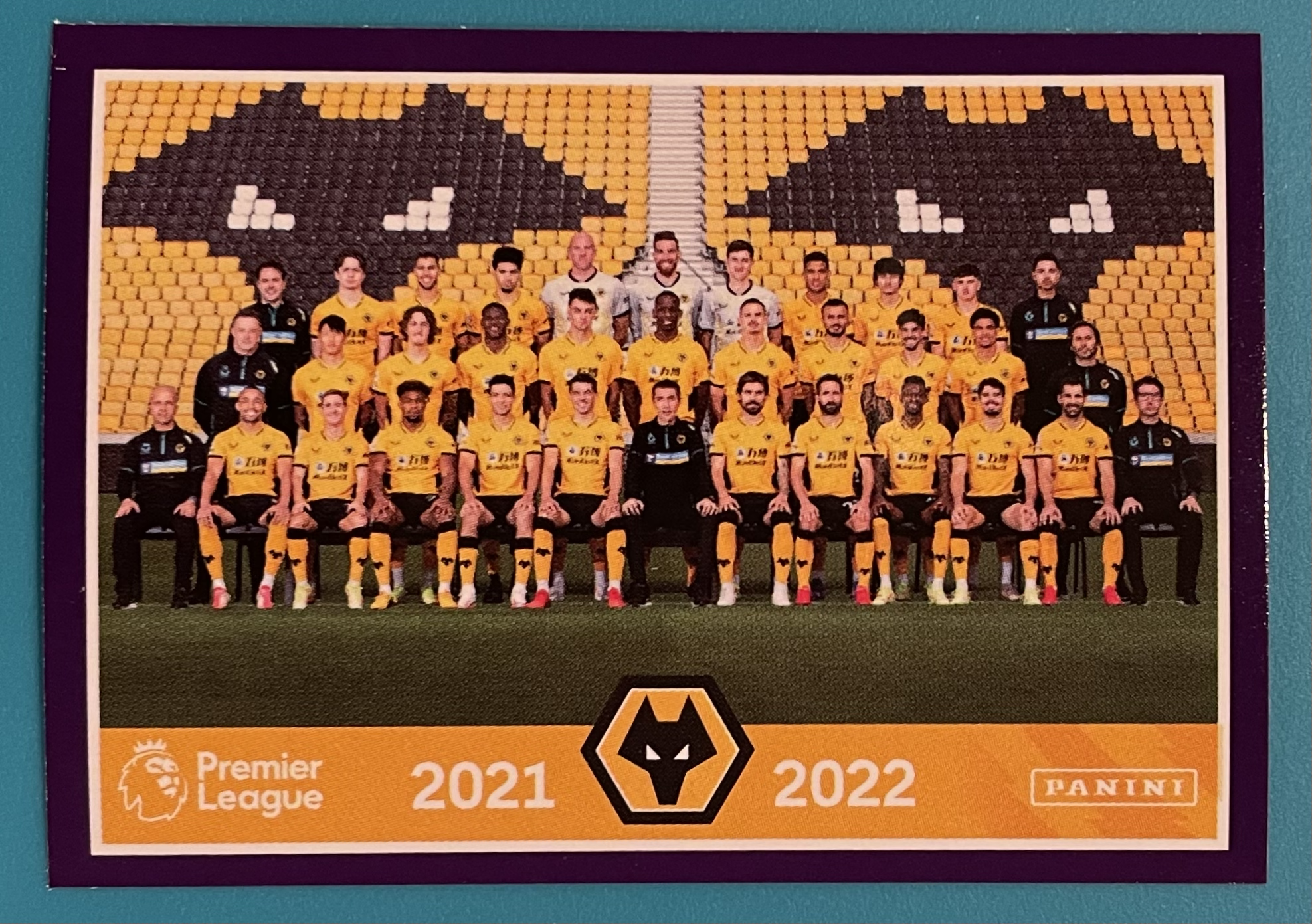 Wolverhampton Wanderers team 2022 Panini Sticker